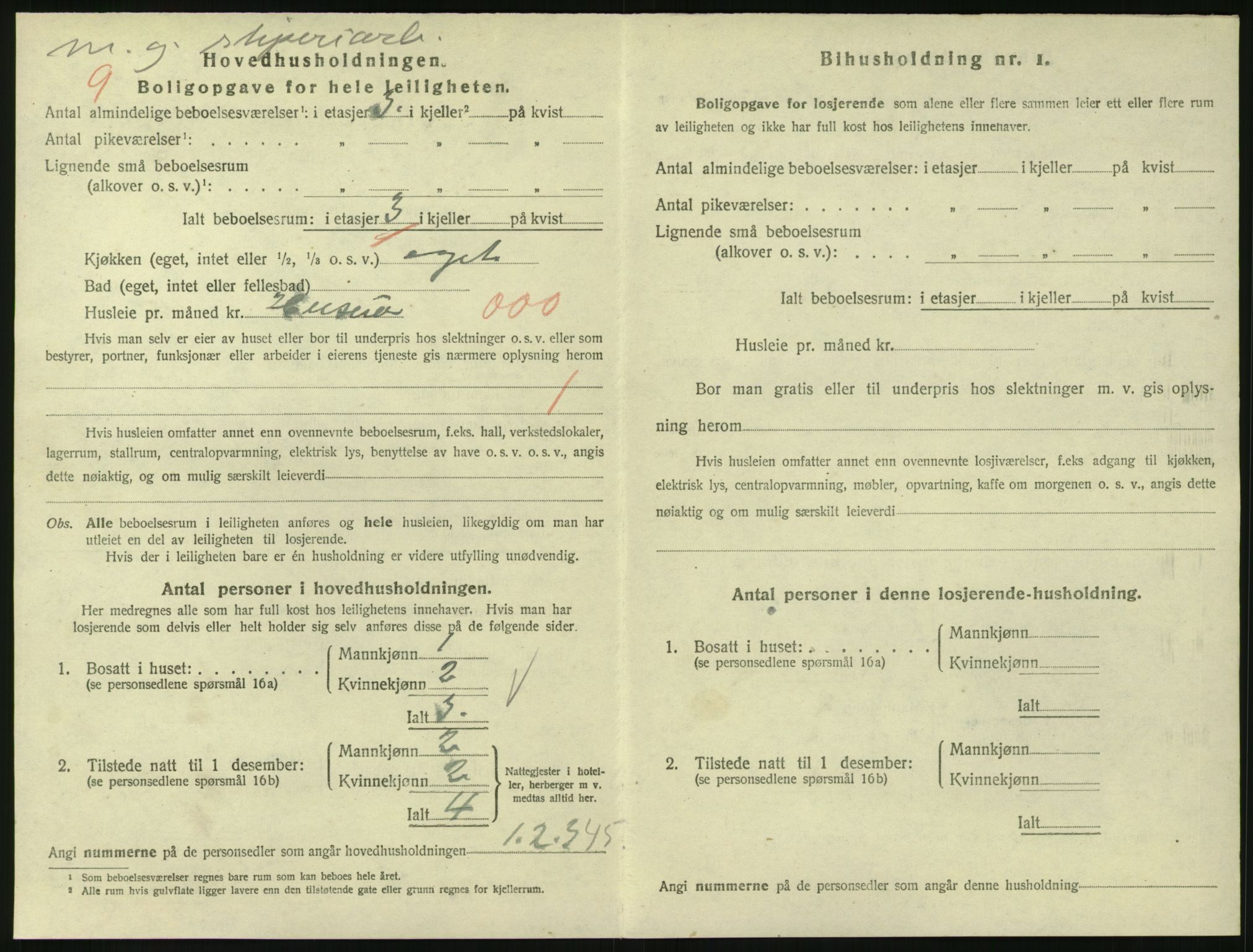 SAKO, 1920 census for Larvik, 1920, p. 3833