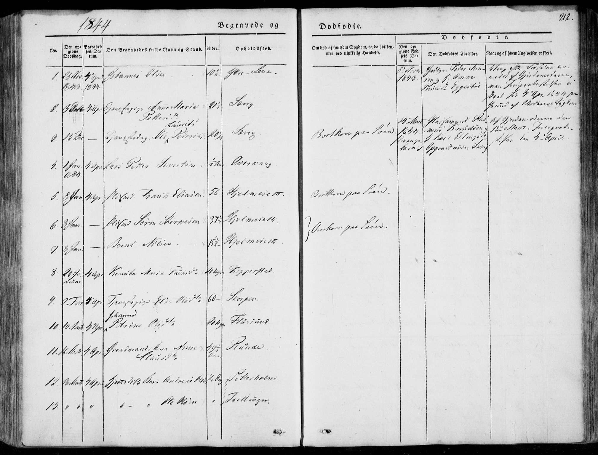 Ministerialprotokoller, klokkerbøker og fødselsregistre - Møre og Romsdal, AV/SAT-A-1454/507/L0070: Parish register (official) no. 507A05, 1842-1873, p. 212