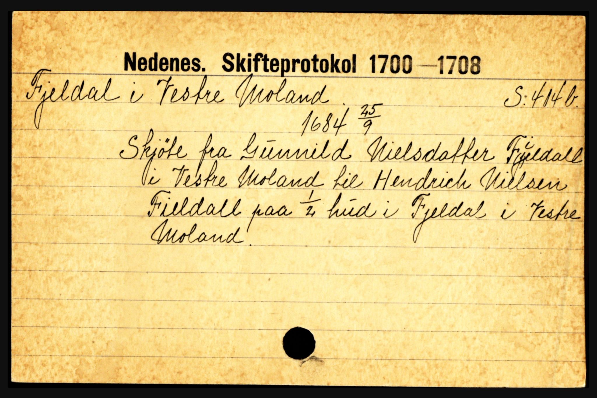 Nedenes sorenskriveri før 1824, AV/SAK-1221-0007/H, p. 6757