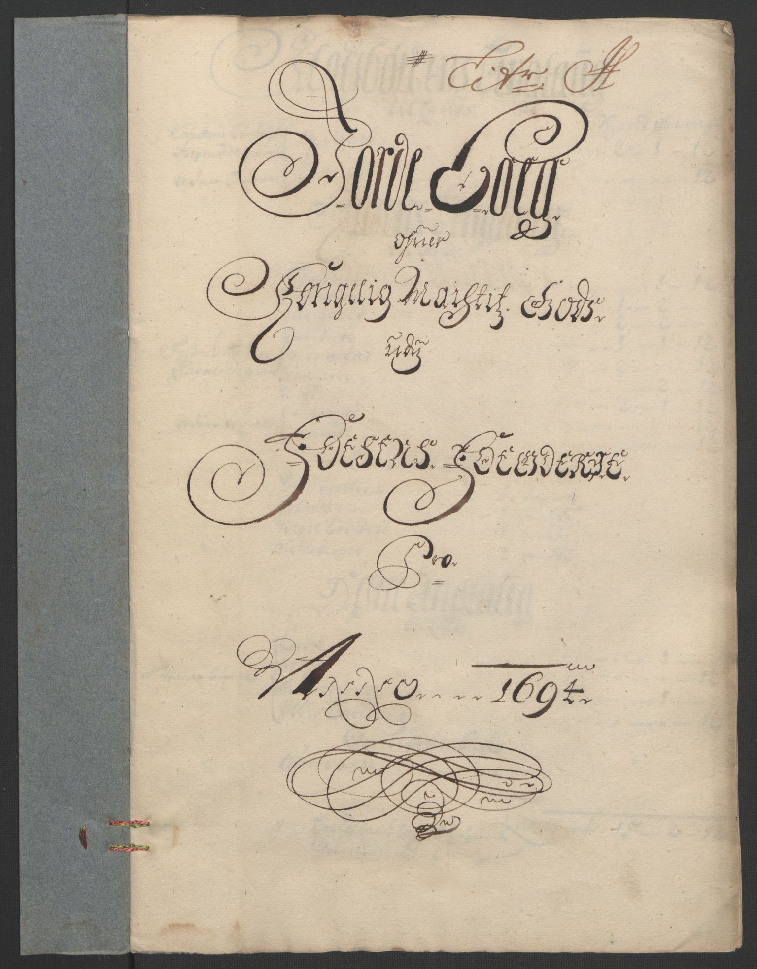 Rentekammeret inntil 1814, Reviderte regnskaper, Fogderegnskap, RA/EA-4092/R57/L3850: Fogderegnskap Fosen, 1694, p. 125