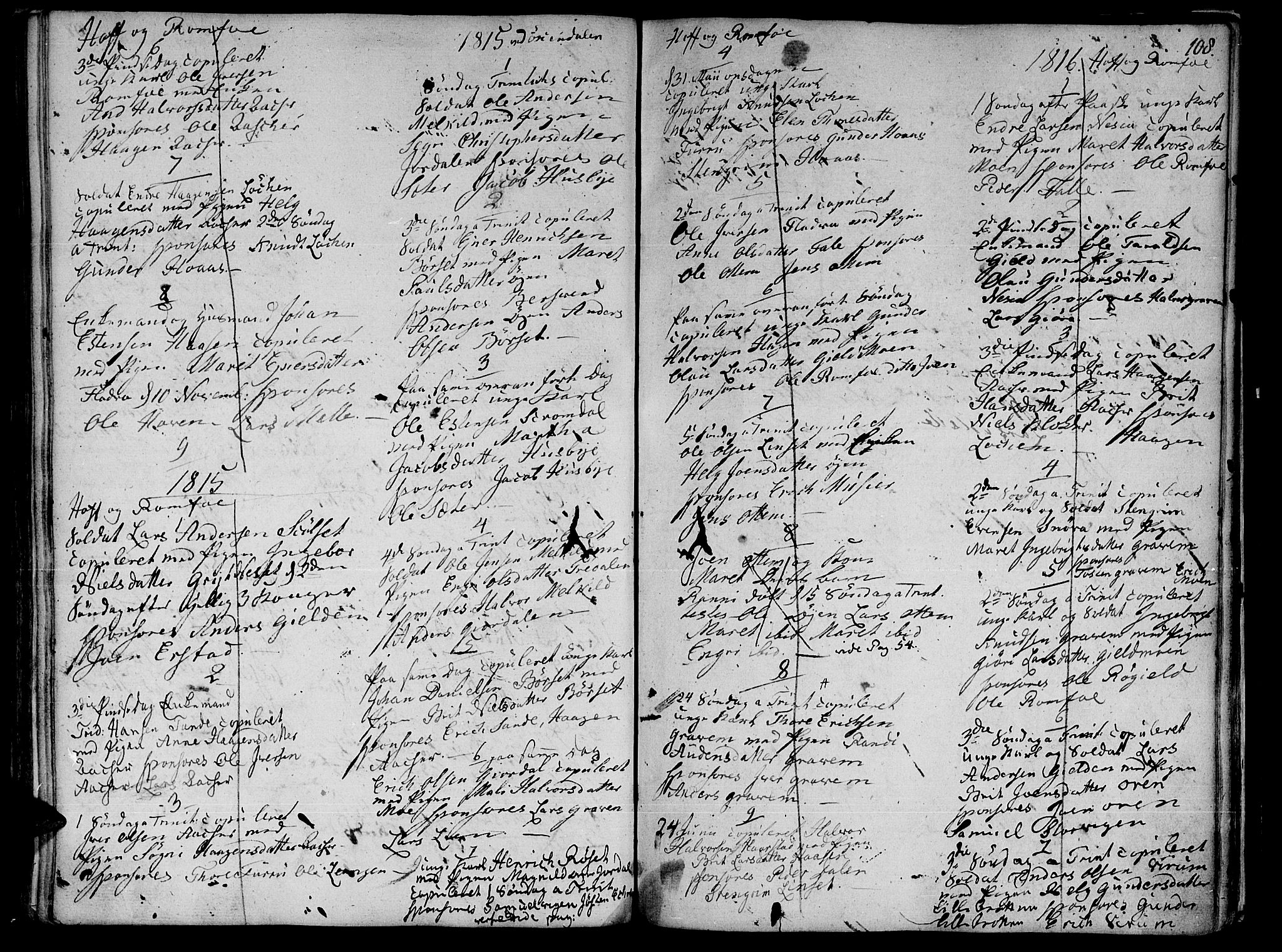 Ministerialprotokoller, klokkerbøker og fødselsregistre - Møre og Romsdal, SAT/A-1454/590/L1008: Parish register (official) no. 590A02, 1794-1820, p. 108