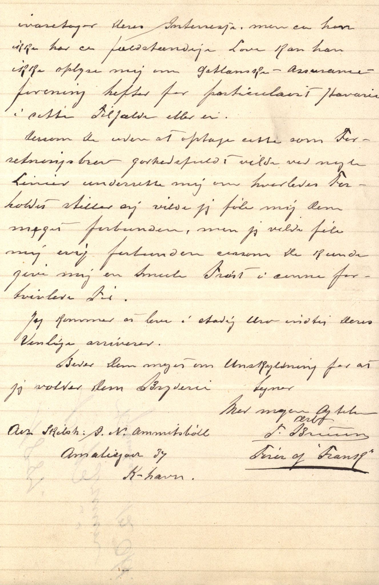 Pa 63 - Østlandske skibsassuranceforening, VEMU/A-1079/G/Ga/L0014/0004: Havaridokumenter / Bertrand, Frigga, Frank, Nordafjeld, 1881, p. 101