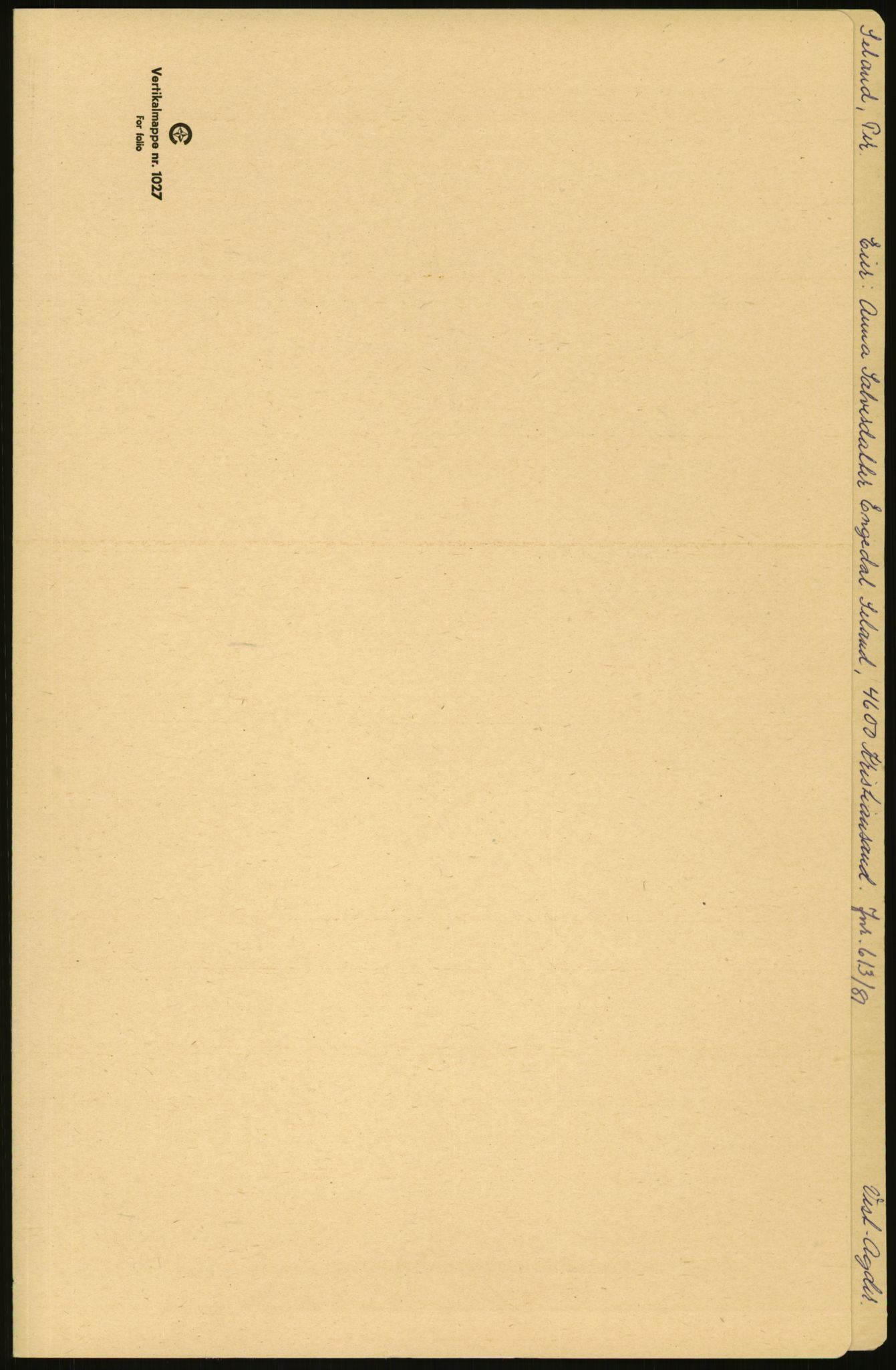 Samlinger til kildeutgivelse, Amerikabrevene, AV/RA-EA-4057/F/L0028: Innlån fra Vest-Agder , 1838-1914, p. 875