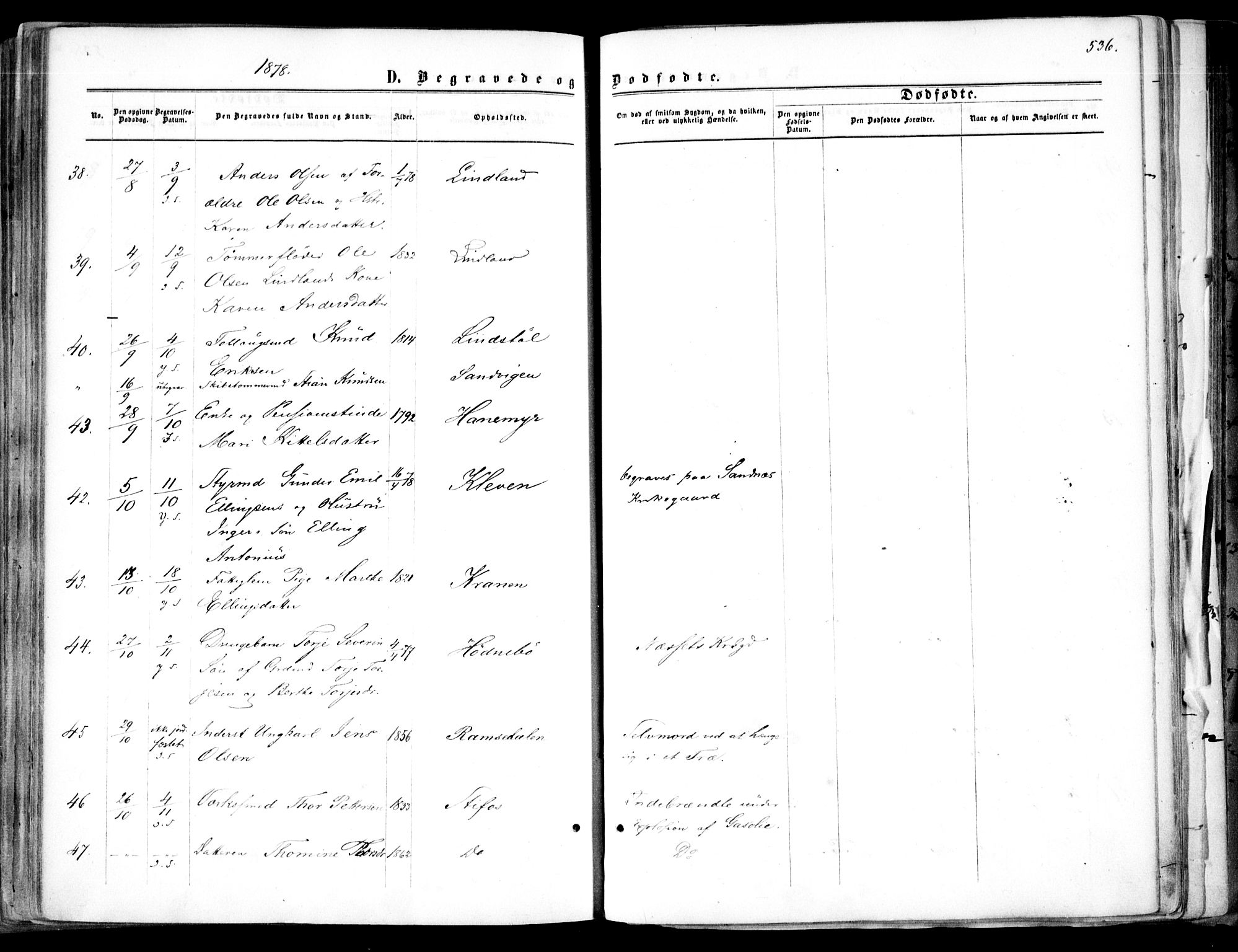 Søndeled sokneprestkontor, AV/SAK-1111-0038/F/Fa/L0003: Parish register (official) no. A 3, 1861-1879, p. 536