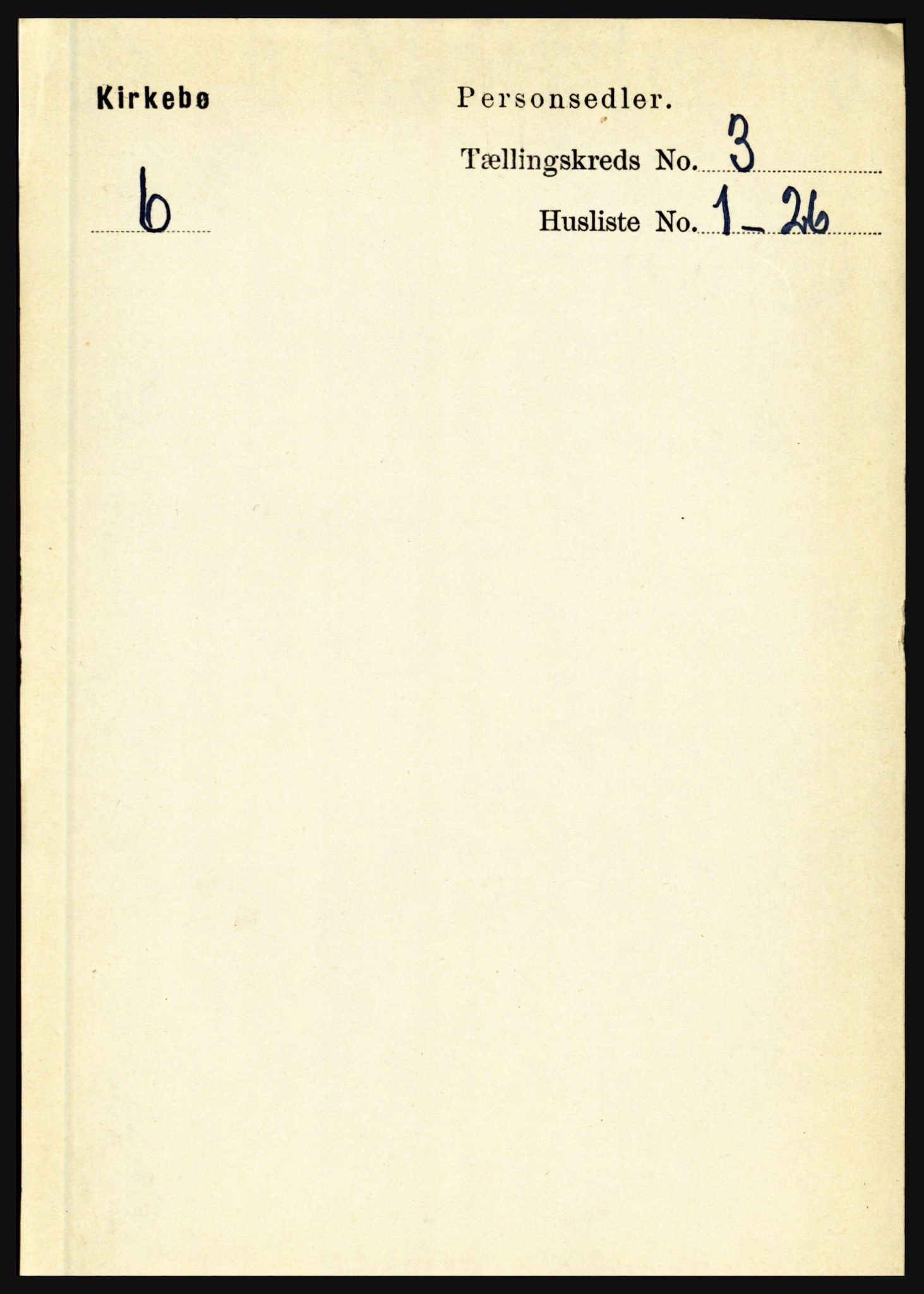 RA, 1891 census for 1416 Kyrkjebø, 1891, p. 538