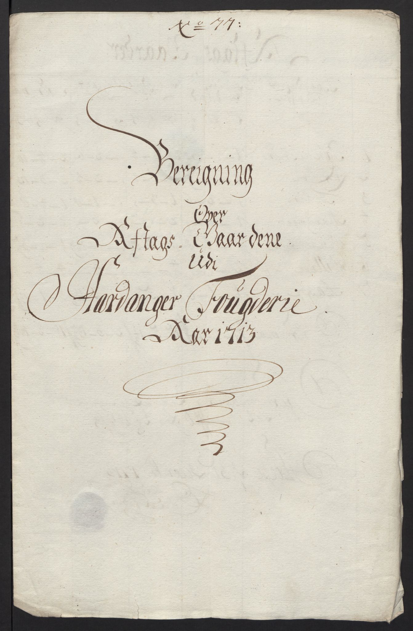 Rentekammeret inntil 1814, Reviderte regnskaper, Fogderegnskap, AV/RA-EA-4092/R48/L2989: Fogderegnskap Sunnhordland og Hardanger, 1713, p. 467