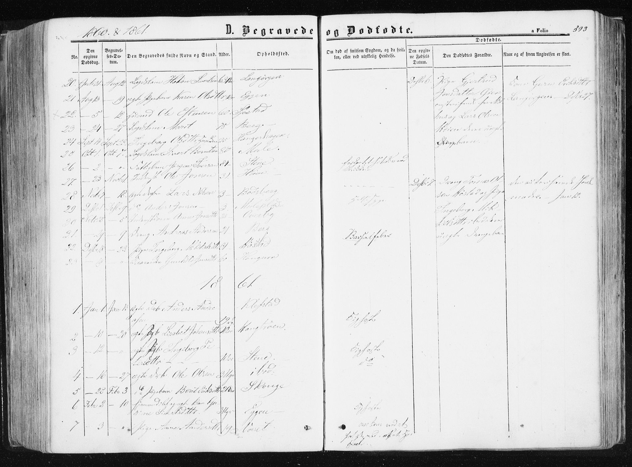 Ministerialprotokoller, klokkerbøker og fødselsregistre - Sør-Trøndelag, SAT/A-1456/612/L0377: Parish register (official) no. 612A09, 1859-1877, p. 393