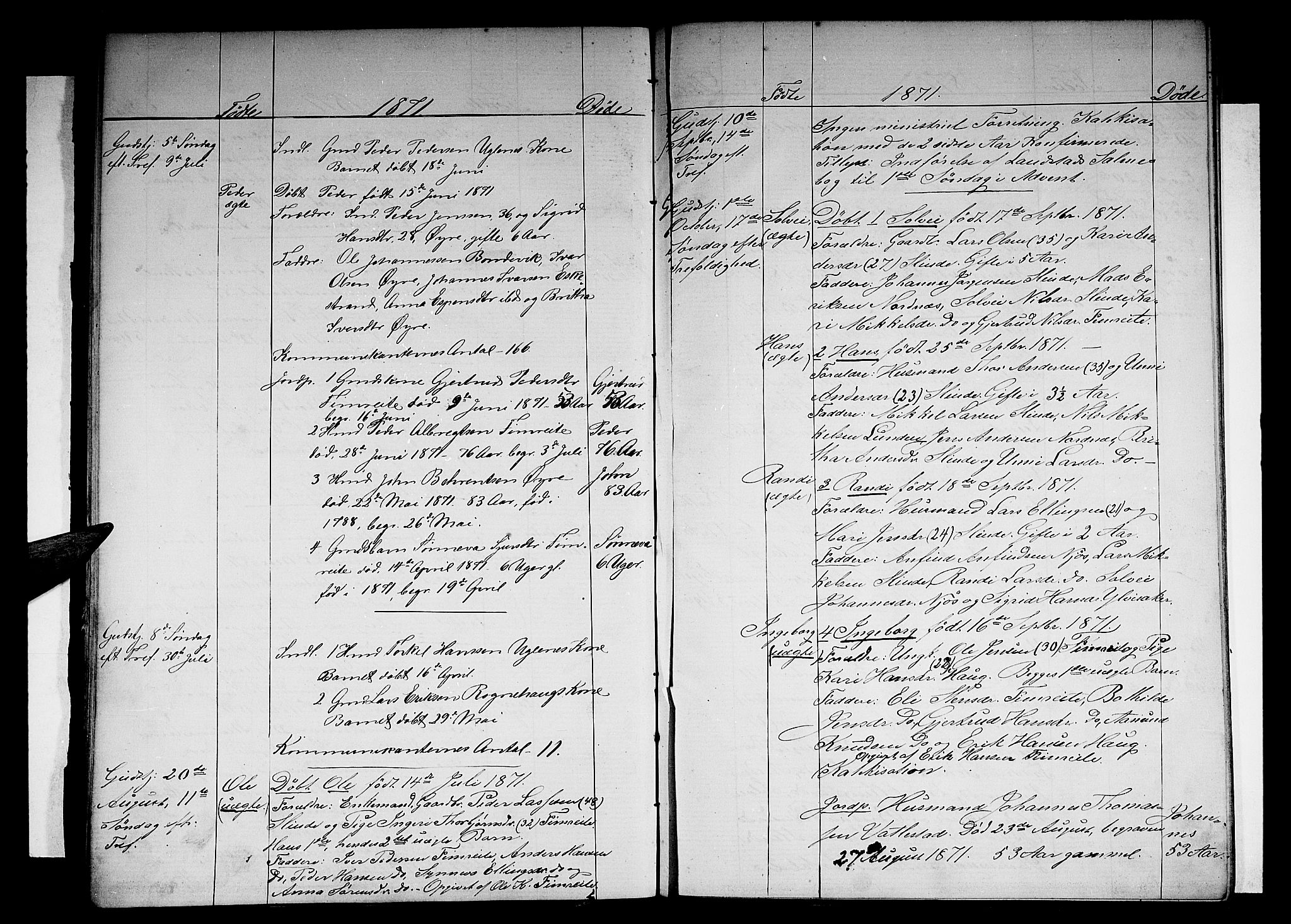 Sogndal sokneprestembete, AV/SAB-A-81301/H/Hab/Habc/L0001: Parish register (copy) no. C 1, 1868-1883, p. 18