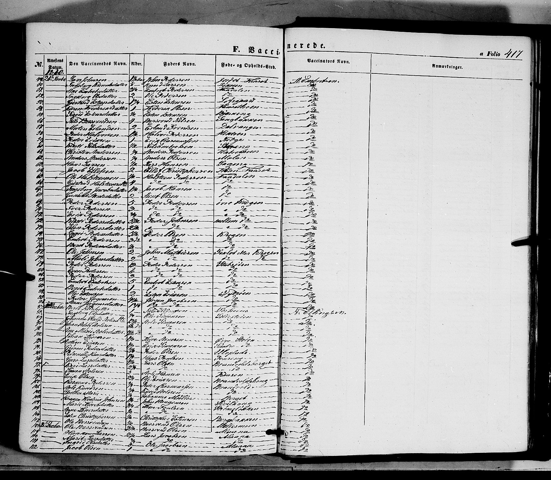 Tynset prestekontor, AV/SAH-PREST-058/H/Ha/Haa/L0020: Parish register (official) no. 20, 1848-1862, p. 417