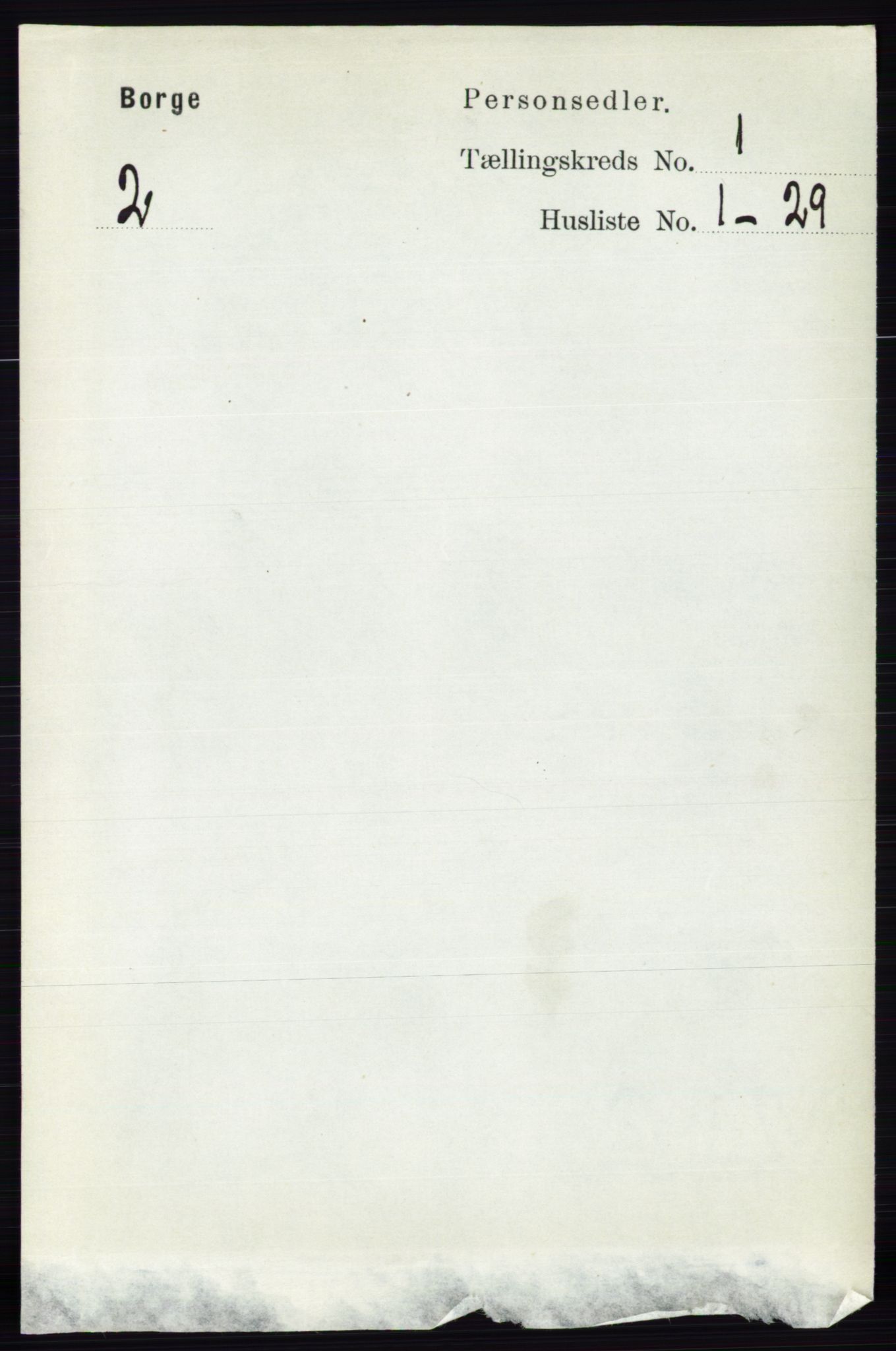 RA, 1891 census for 0113 Borge, 1891, p. 129