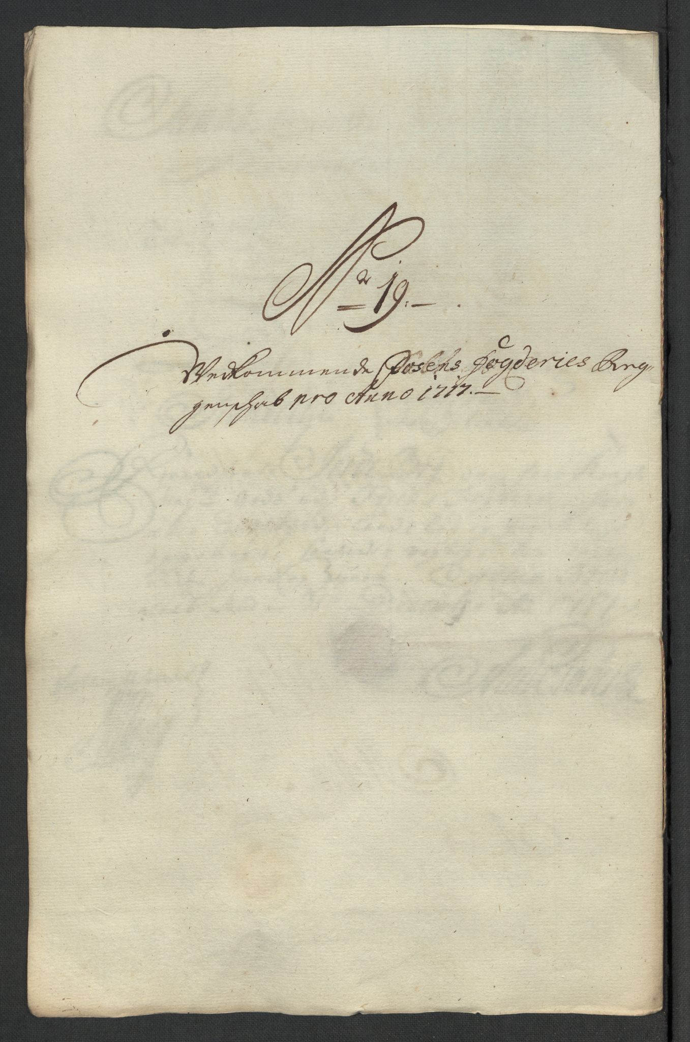 Rentekammeret inntil 1814, Reviderte regnskaper, Fogderegnskap, AV/RA-EA-4092/R57/L3865: Fogderegnskap Fosen, 1717, p. 167