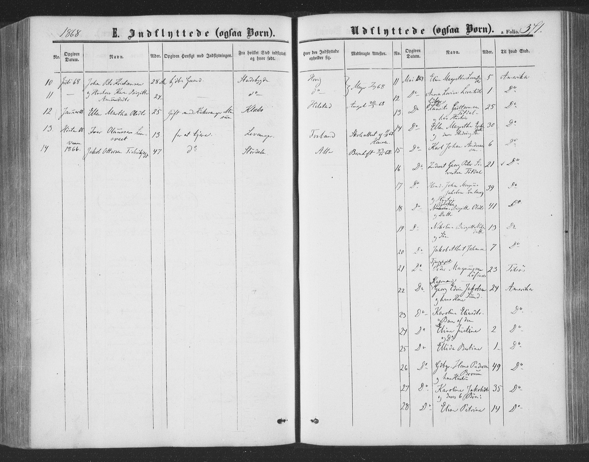 Ministerialprotokoller, klokkerbøker og fødselsregistre - Nord-Trøndelag, SAT/A-1458/773/L0615: Parish register (official) no. 773A06, 1857-1870, p. 371