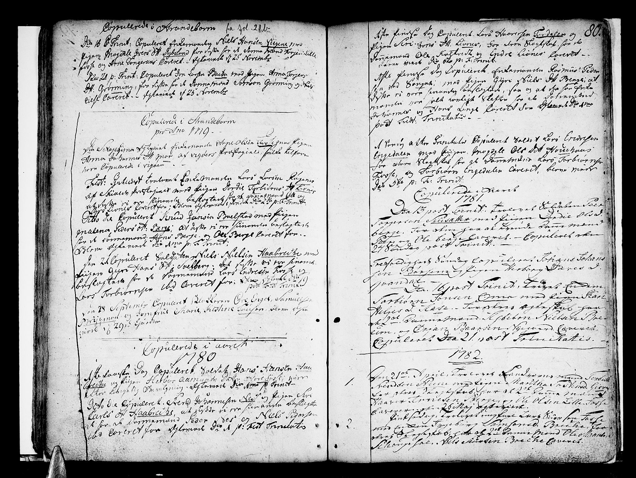 Strandebarm sokneprestembete, SAB/A-78401/H/Haa: Parish register (official) no. A 3 /1, 1750-1787, p. 80