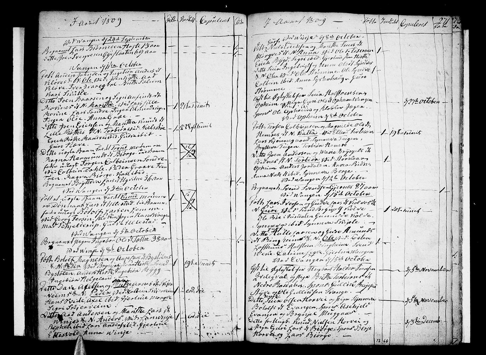 Voss sokneprestembete, AV/SAB-A-79001/H/Haa: Parish register (official) no. A 9, 1780-1810, p. 271