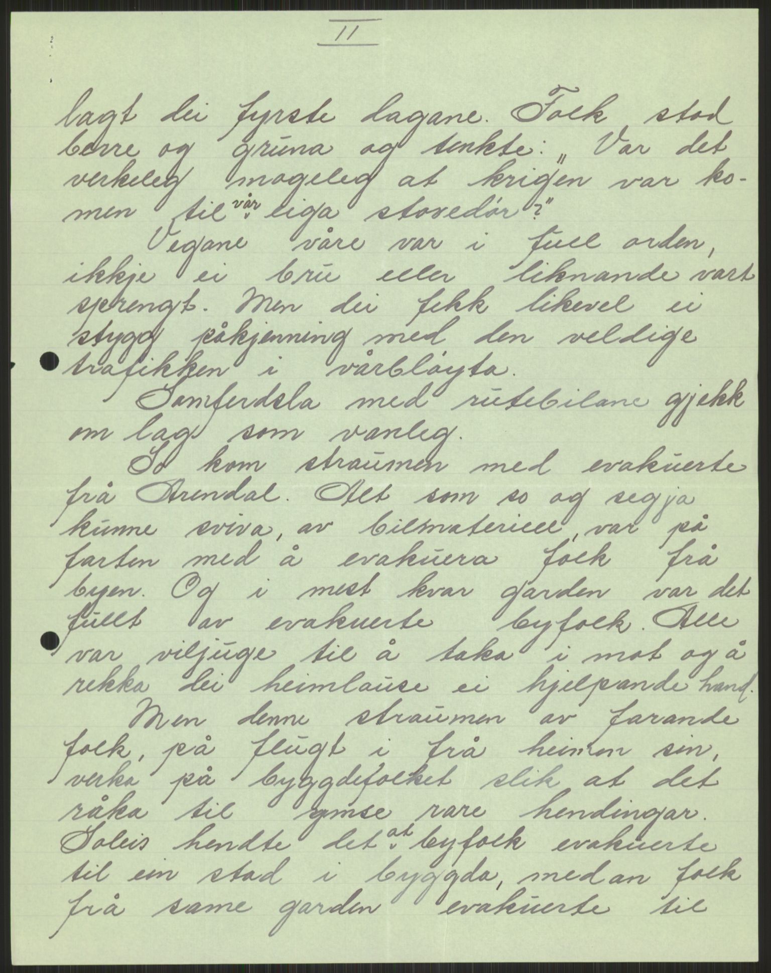 Forsvaret, Forsvarets krigshistoriske avdeling, AV/RA-RAFA-2017/Y/Ya/L0014: II-C-11-31 - Fylkesmenn.  Rapporter om krigsbegivenhetene 1940., 1940, p. 743