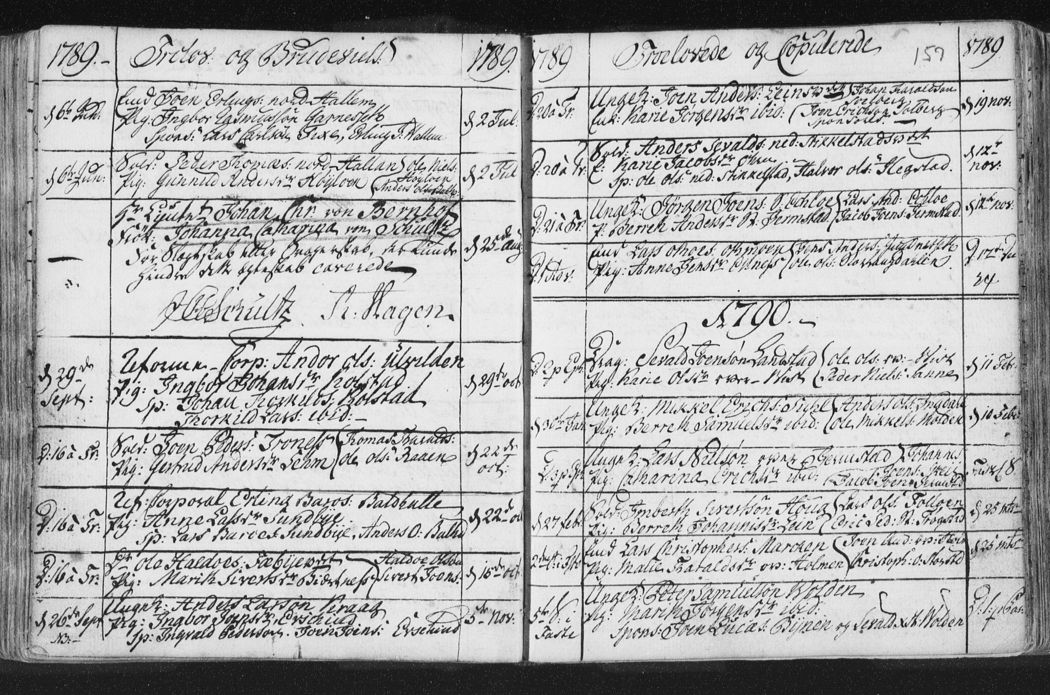 Ministerialprotokoller, klokkerbøker og fødselsregistre - Nord-Trøndelag, SAT/A-1458/723/L0232: Parish register (official) no. 723A03, 1781-1804, p. 157