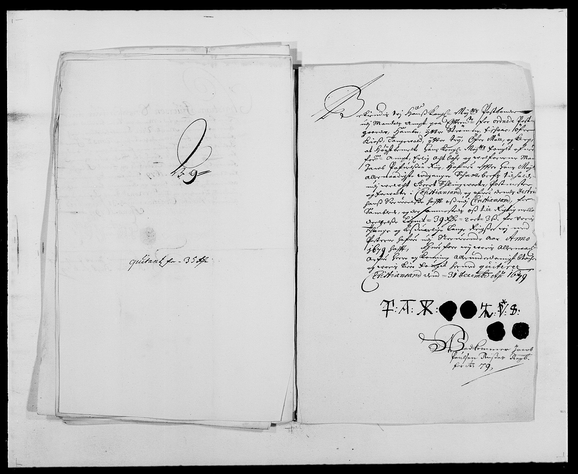 Rentekammeret inntil 1814, Reviderte regnskaper, Fogderegnskap, RA/EA-4092/R42/L2540: Mandal fogderi, 1676-1680, p. 190