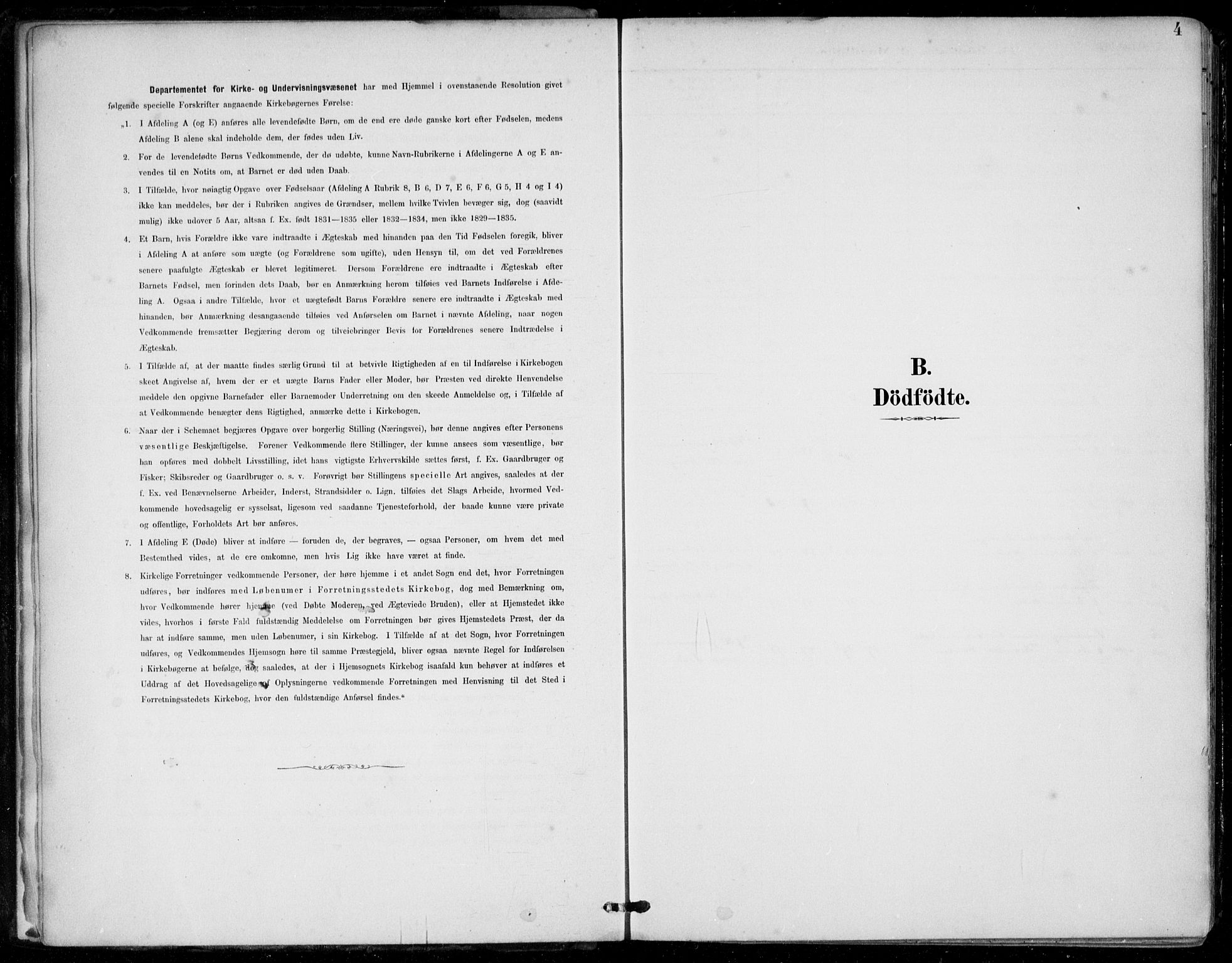 Korskirken sokneprestembete, SAB/A-76101/H/Hab: Parish register (copy) no. E 4, 1884-1910, p. 4