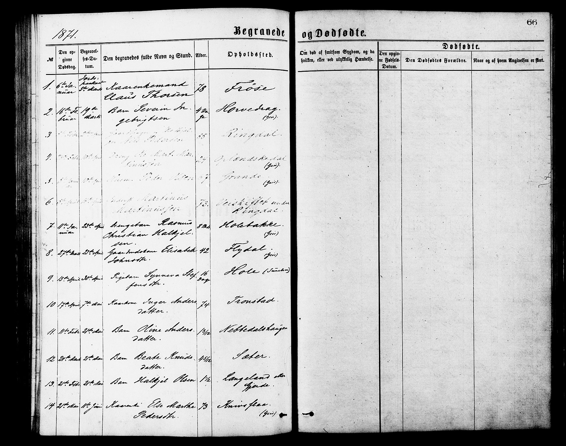 Ministerialprotokoller, klokkerbøker og fødselsregistre - Møre og Romsdal, SAT/A-1454/517/L0227: Parish register (official) no. 517A07, 1870-1886, p. 66