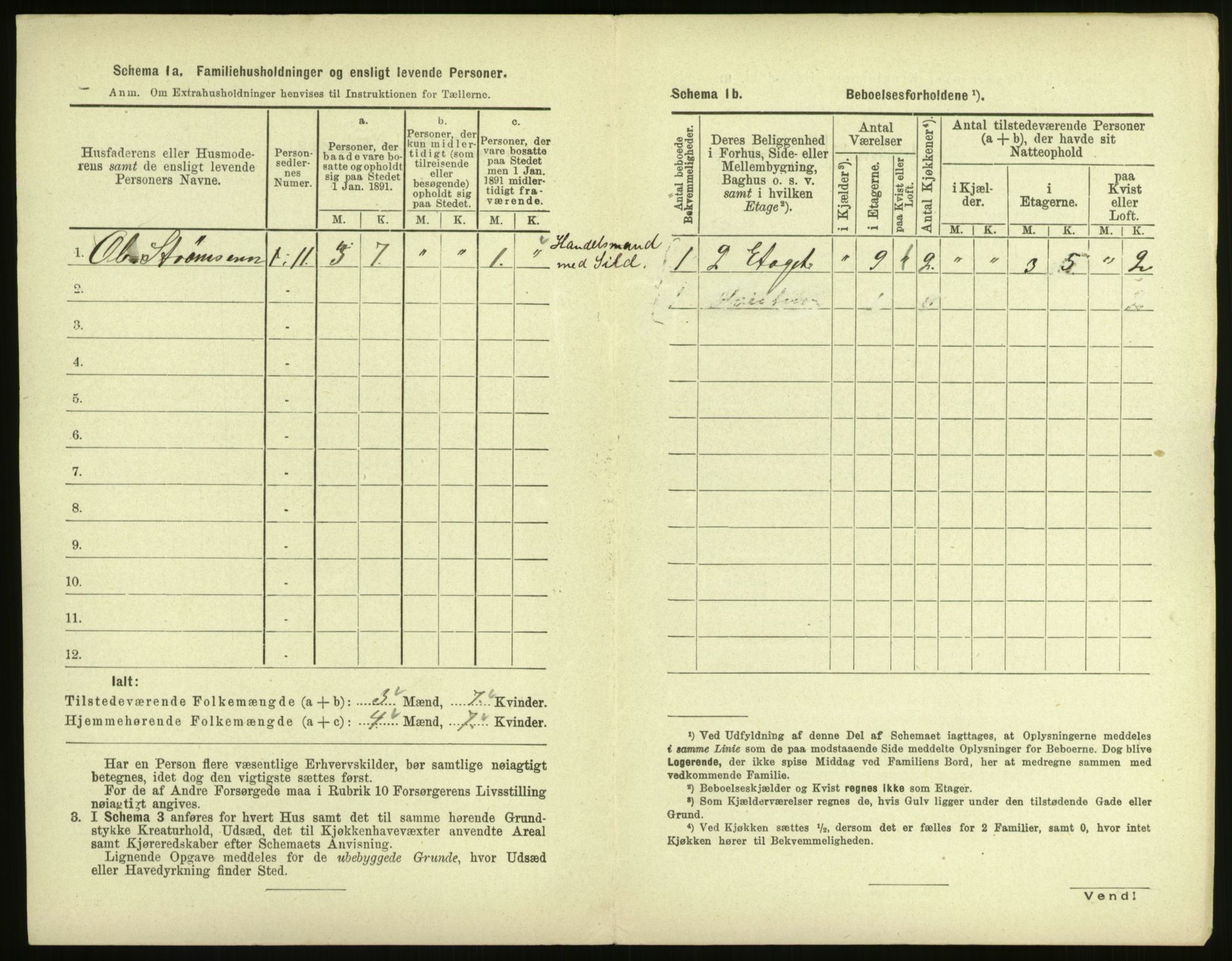 RA, 1891 census for 1601 Trondheim, 1891, p. 617