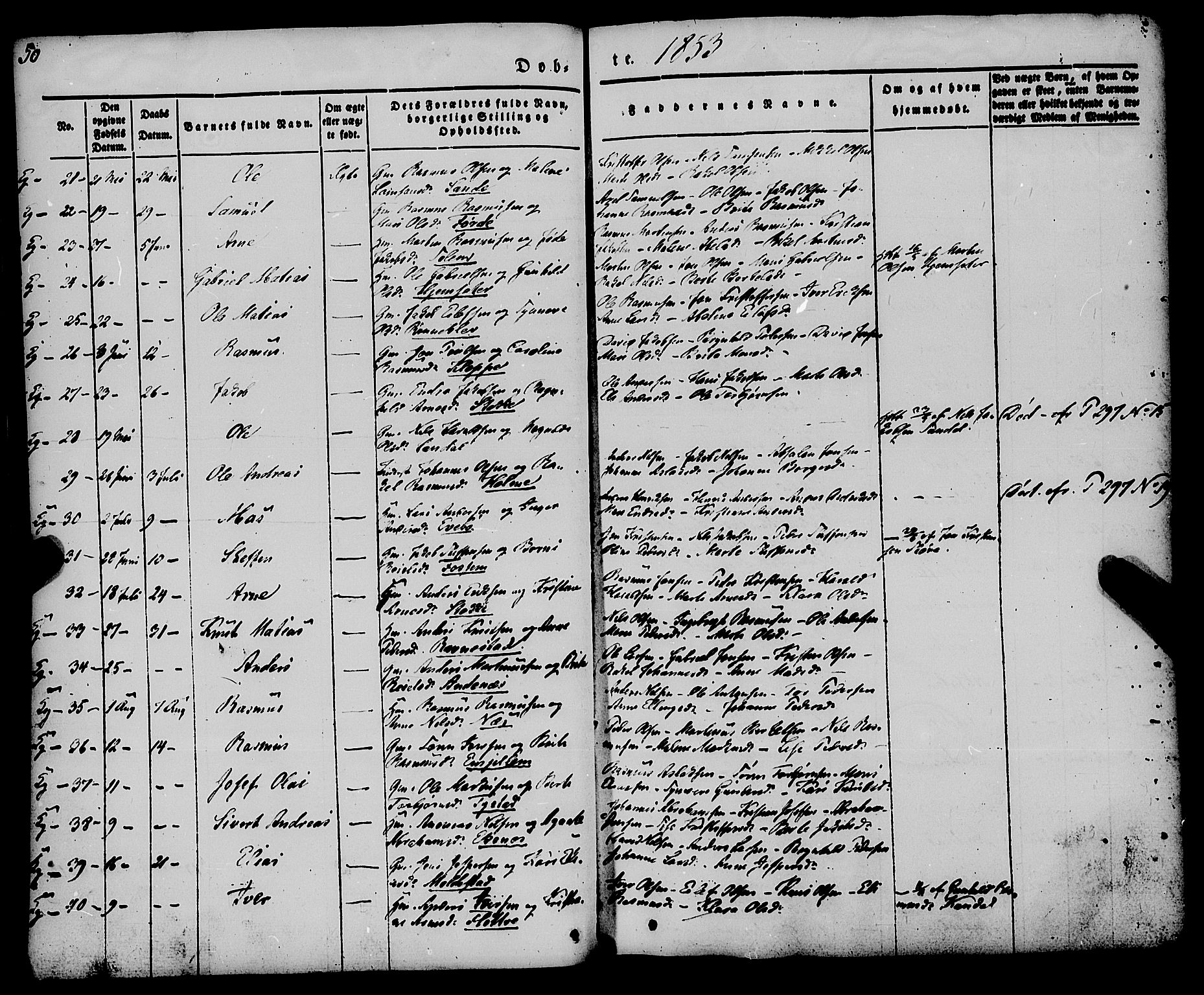 Gloppen sokneprestembete, SAB/A-80101/H/Haa/Haaa/L0008: Parish register (official) no. A 8, 1837-1855, p. 50