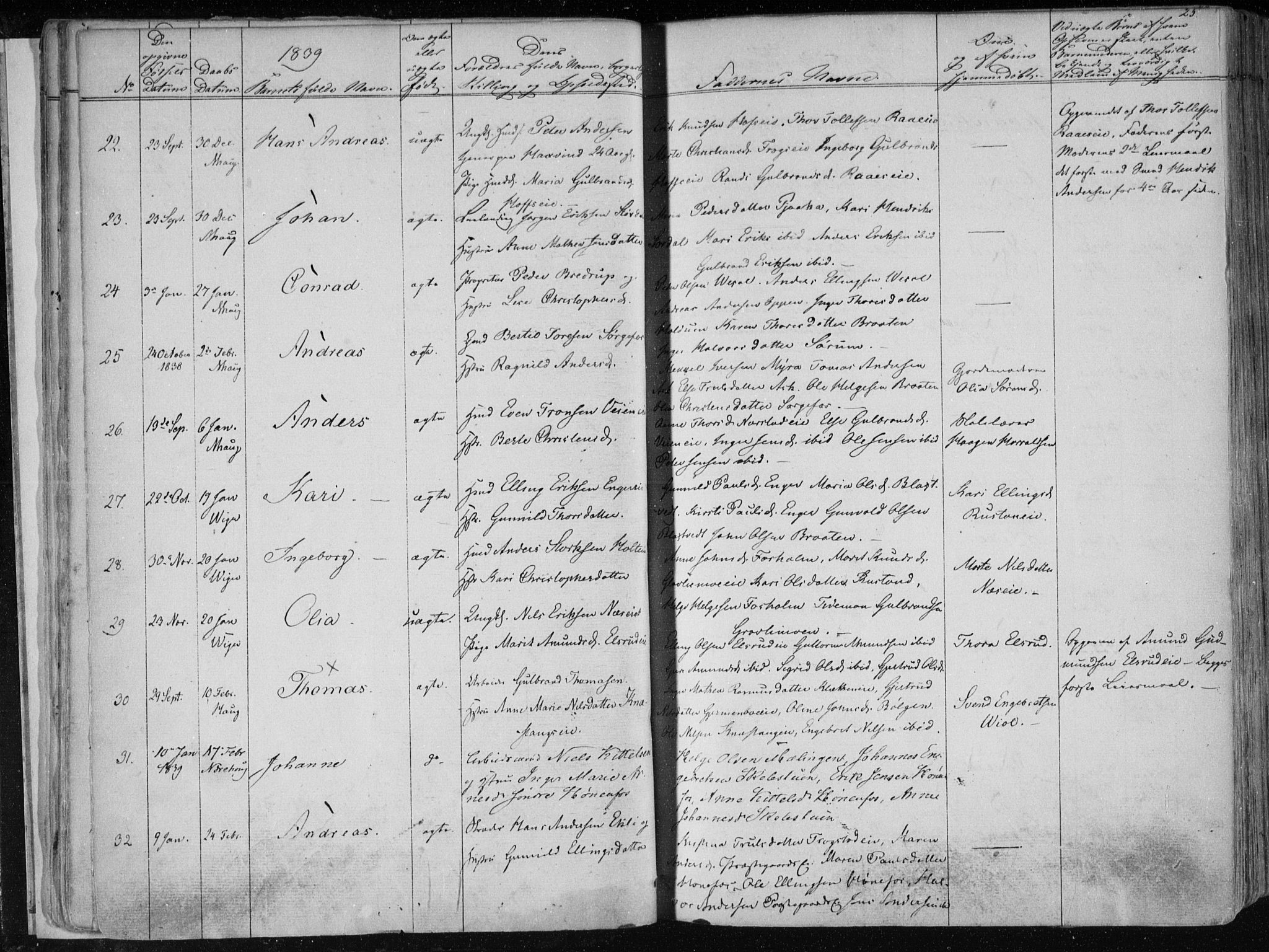 Norderhov kirkebøker, AV/SAKO-A-237/F/Fa/L0010: Parish register (official) no. 10, 1837-1847, p. 25