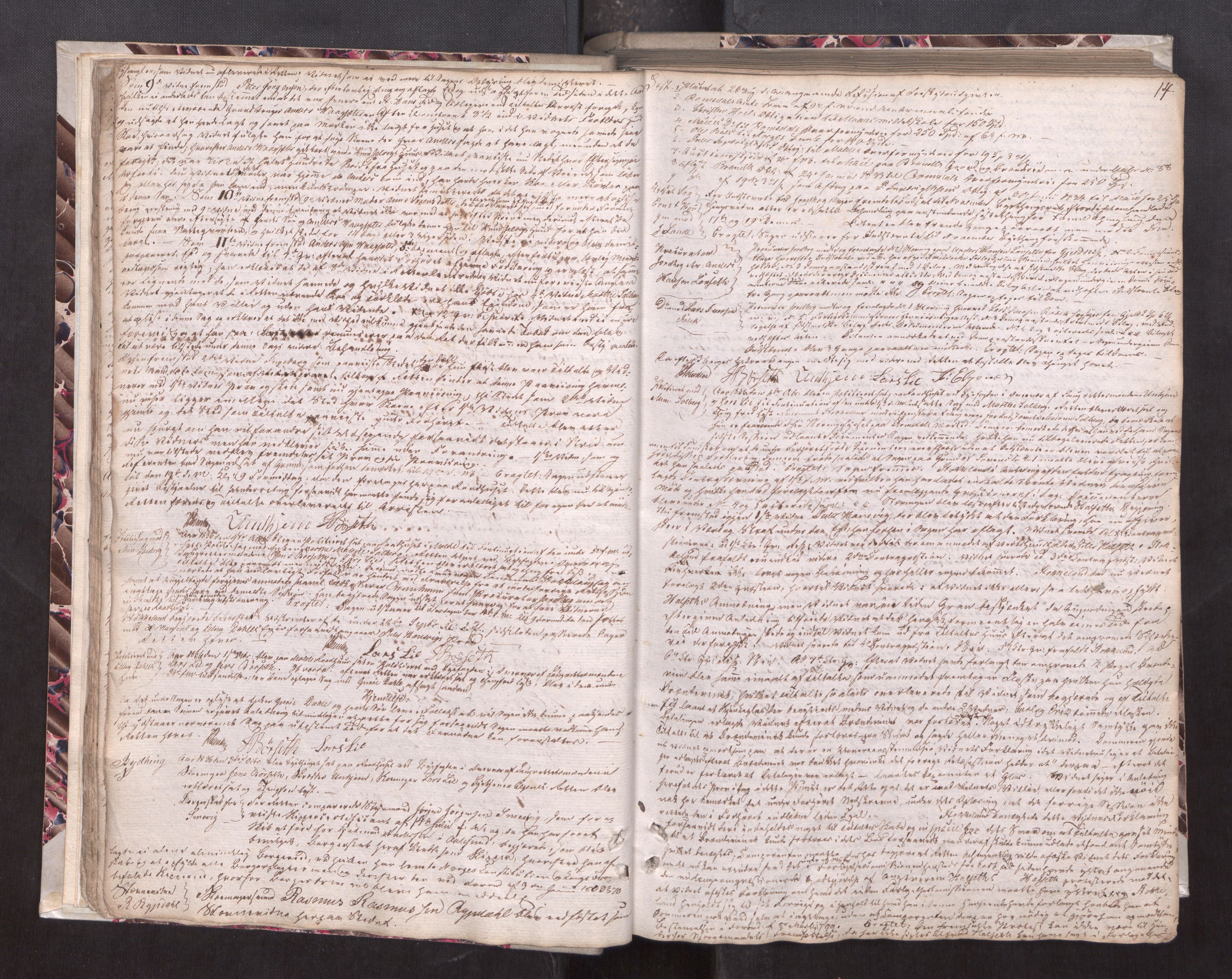 Molde byfogd, AV/SAT-A-0025/1/1A/L0003: Justisprotokoll, 1836-1841, p. 13b-14a