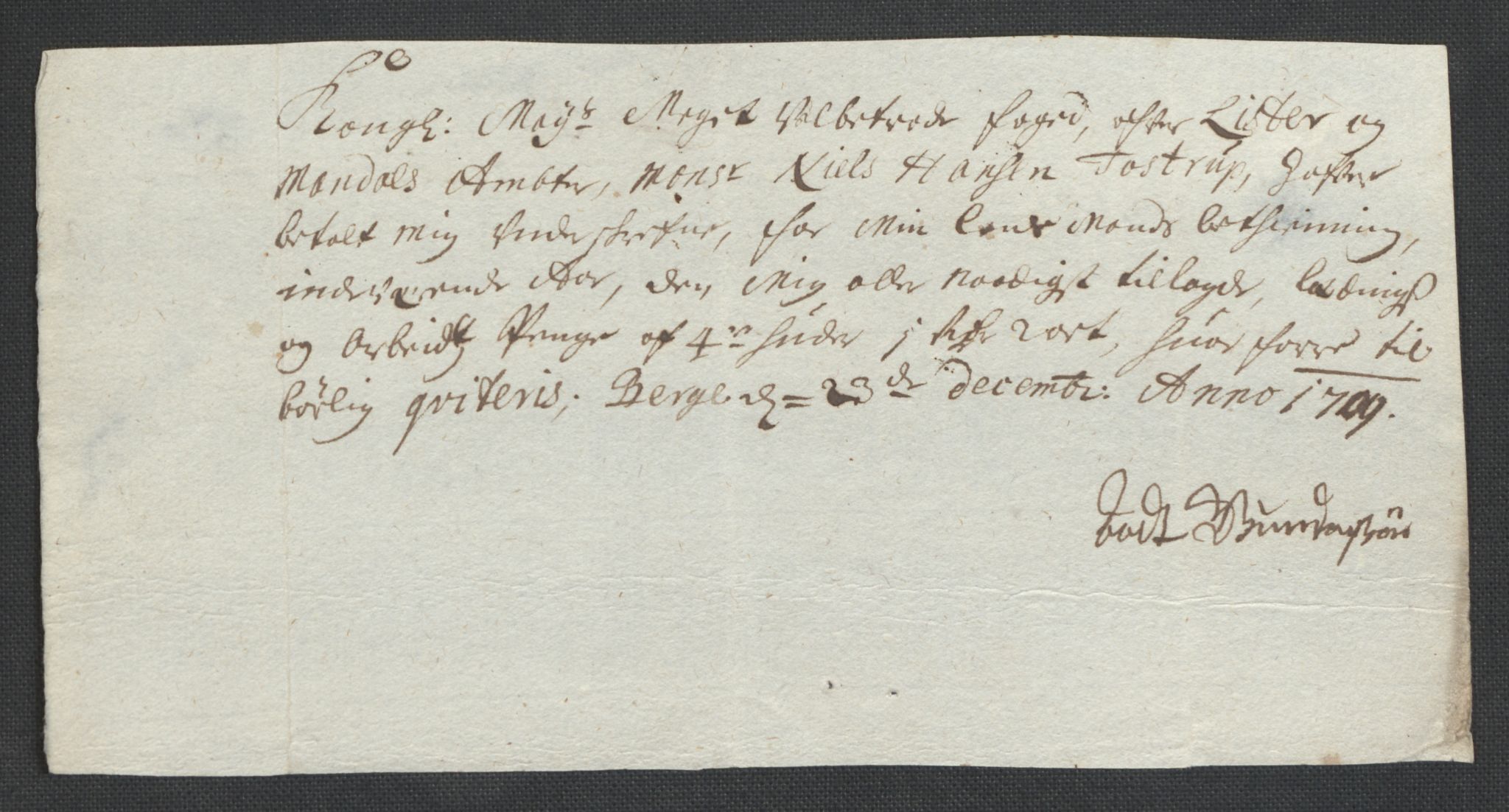 Rentekammeret inntil 1814, Reviderte regnskaper, Fogderegnskap, AV/RA-EA-4092/R43/L2552: Fogderegnskap Lista og Mandal, 1705-1709, p. 321