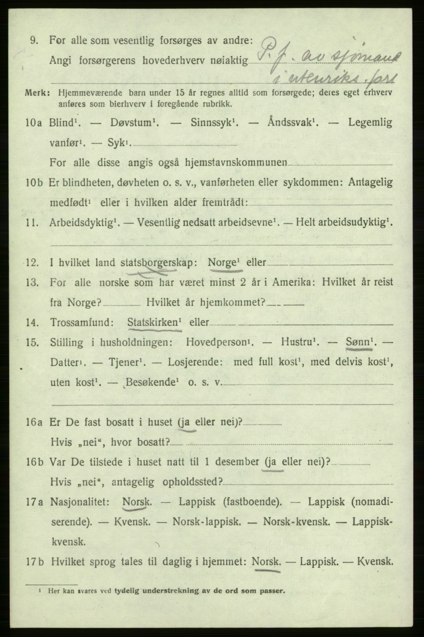 SATØ, 1920 census for Måsøy, 1920, p. 1165