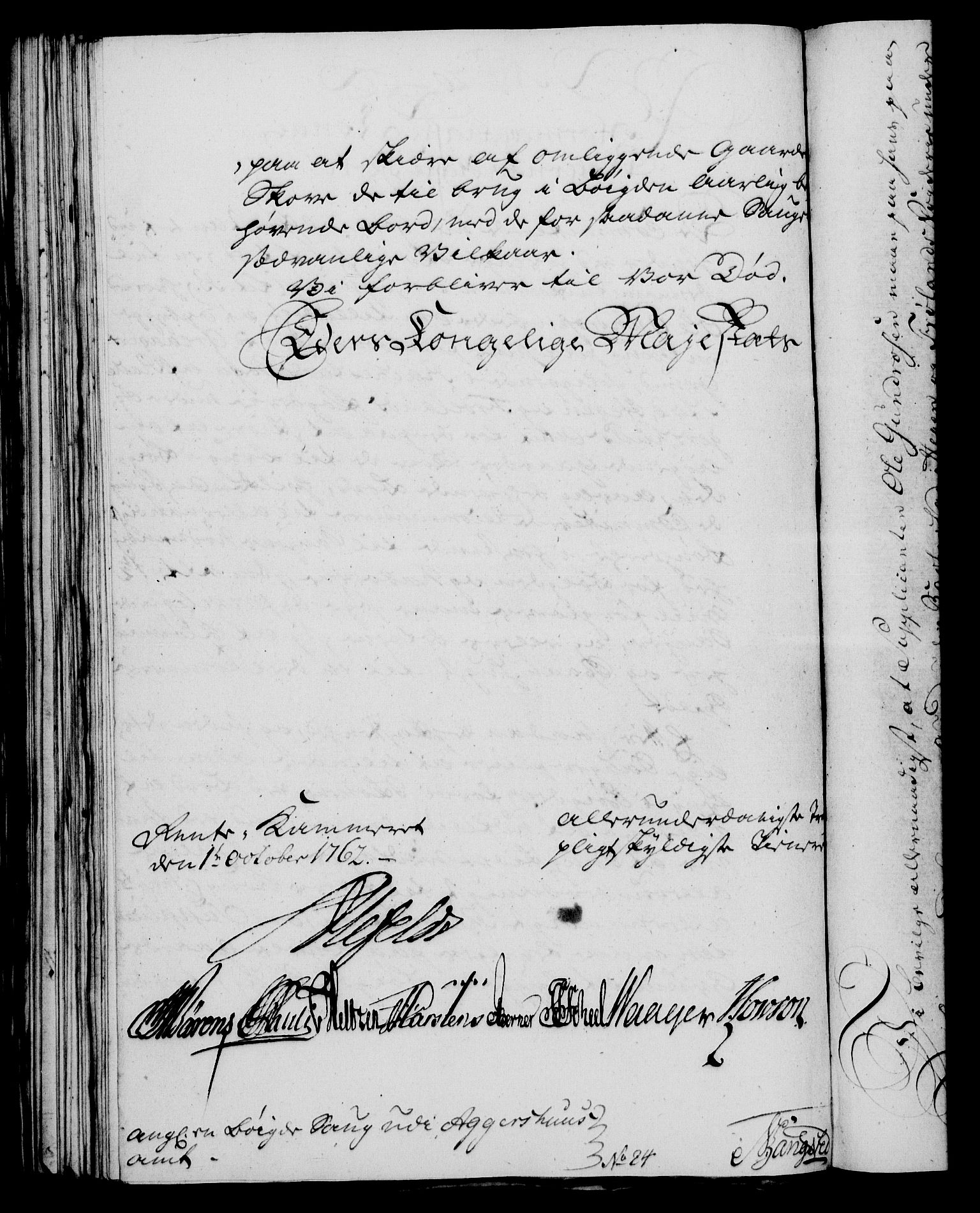 Rentekammeret, Kammerkanselliet, AV/RA-EA-3111/G/Gf/Gfa/L0044: Norsk relasjons- og resolusjonsprotokoll (merket RK 52.44), 1762, p. 450