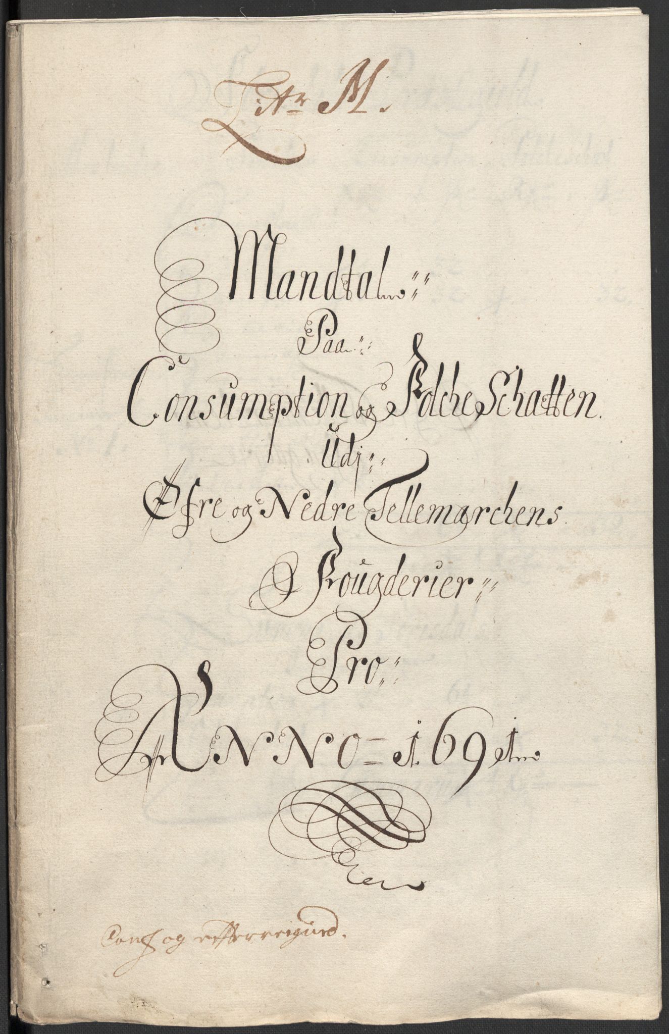 Rentekammeret inntil 1814, Reviderte regnskaper, Fogderegnskap, RA/EA-4092/R35/L2089: Fogderegnskap Øvre og Nedre Telemark, 1690-1692, p. 423