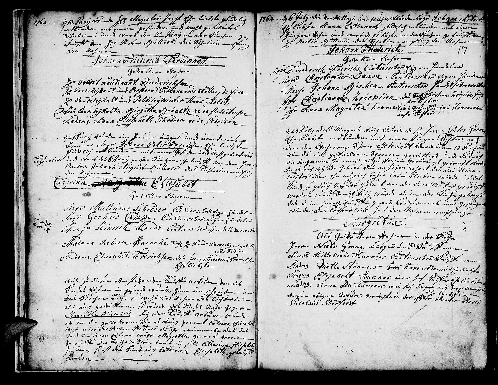 Mariakirken Sokneprestembete, SAB/A-76901/H/Haa/L0001: Parish register (official) no. A 1, 1740-1784, p. 17