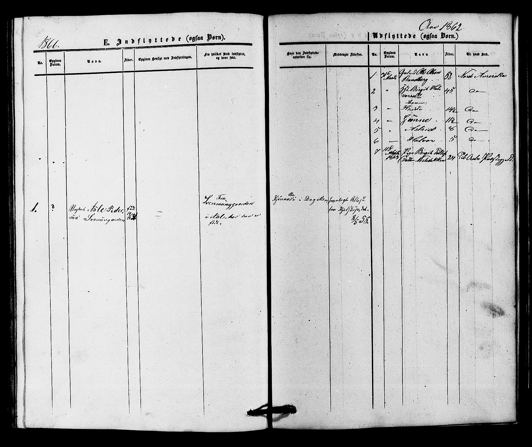 Nore kirkebøker, AV/SAKO-A-238/G/Gc/L0001: Parish register (copy) no. III 1, 1851-1877