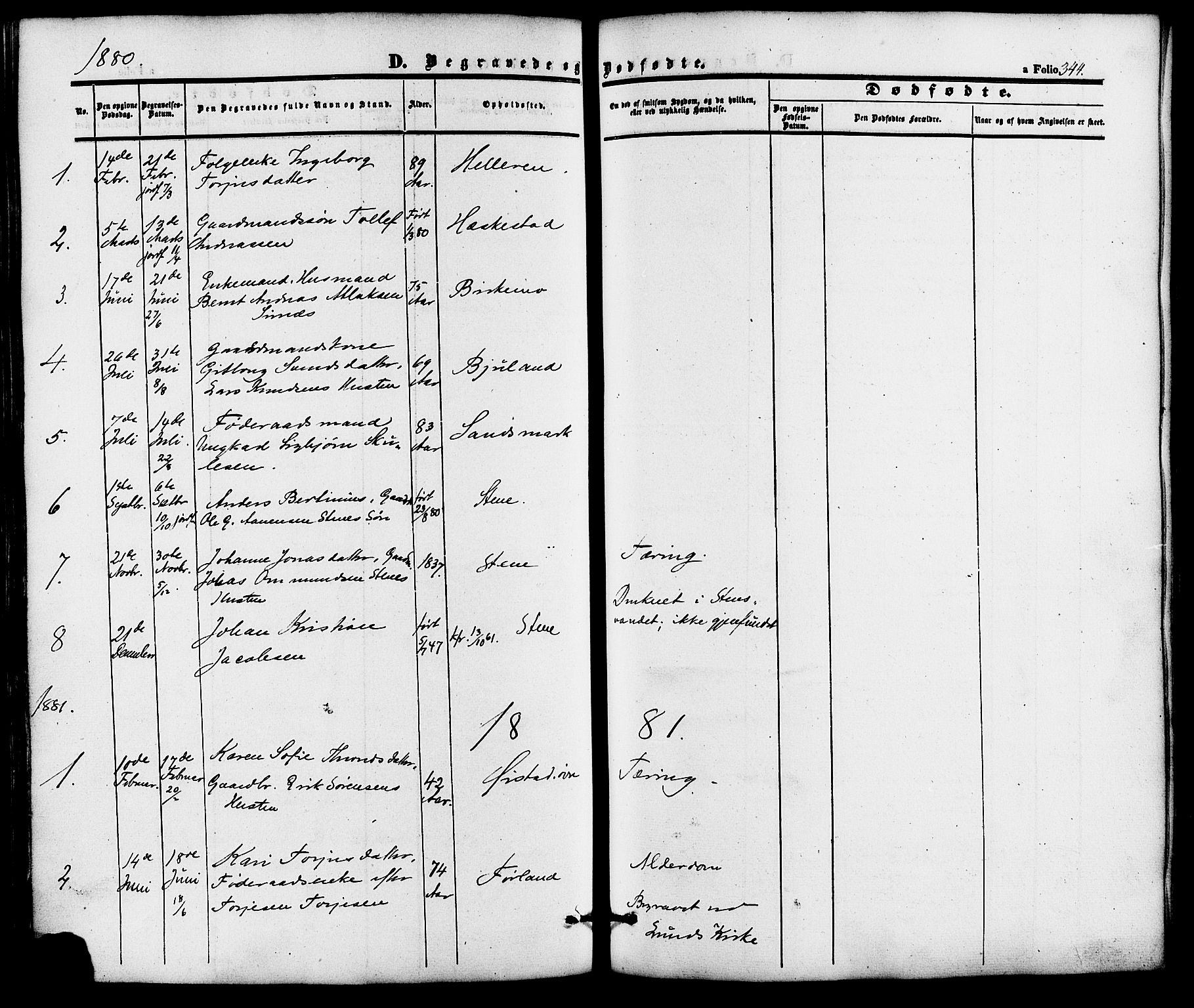 Lund sokneprestkontor, AV/SAST-A-101809/S06/L0010: Parish register (official) no. A 9, 1854-1886, p. 344