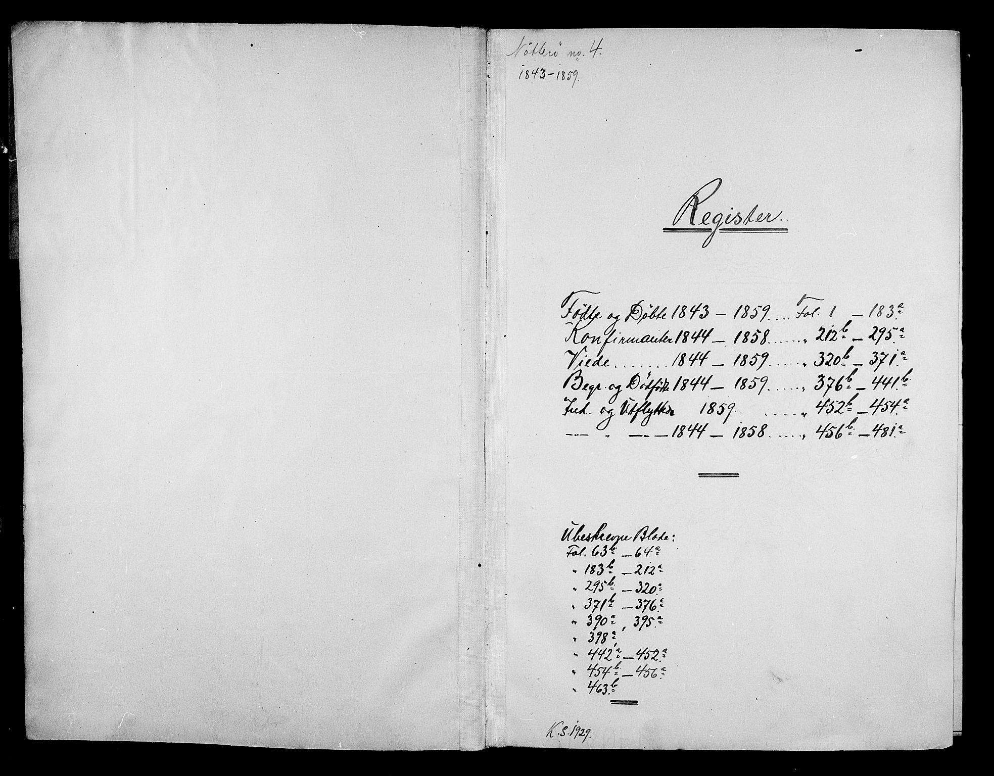 Nøtterøy kirkebøker, AV/SAKO-A-354/G/Ga/L0001: Parish register (copy) no. I 1, 1844-1859