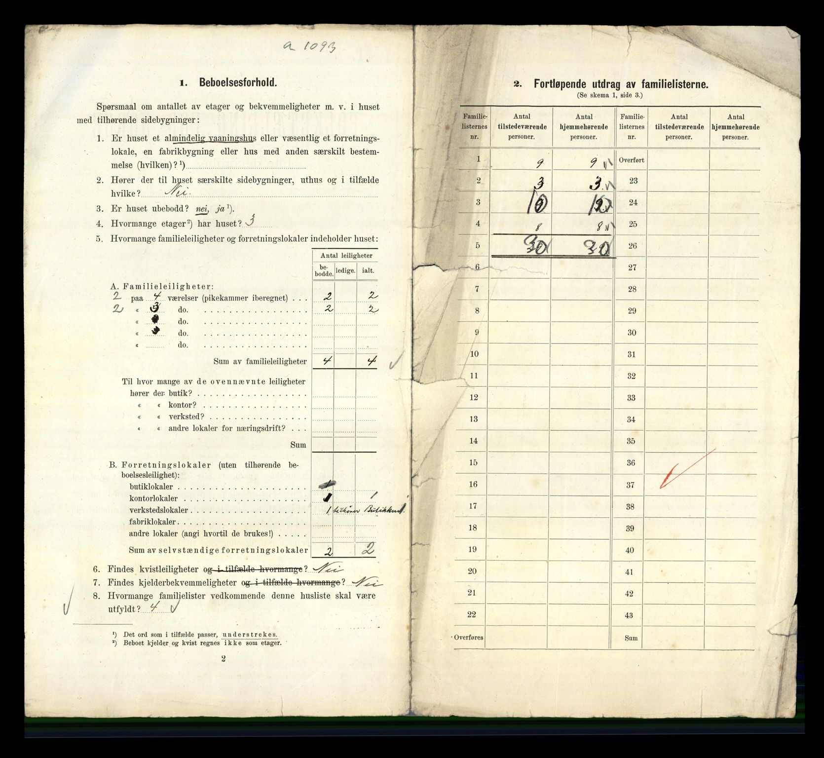 RA, 1910 census for Kristiania, 1910, p. 109248