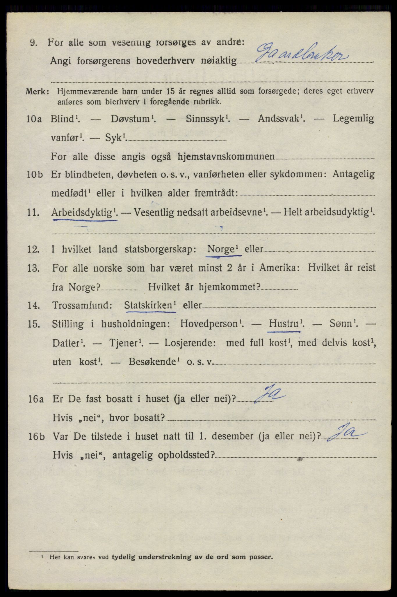 SAO, 1920 census for Frogn, 1920, p. 5552