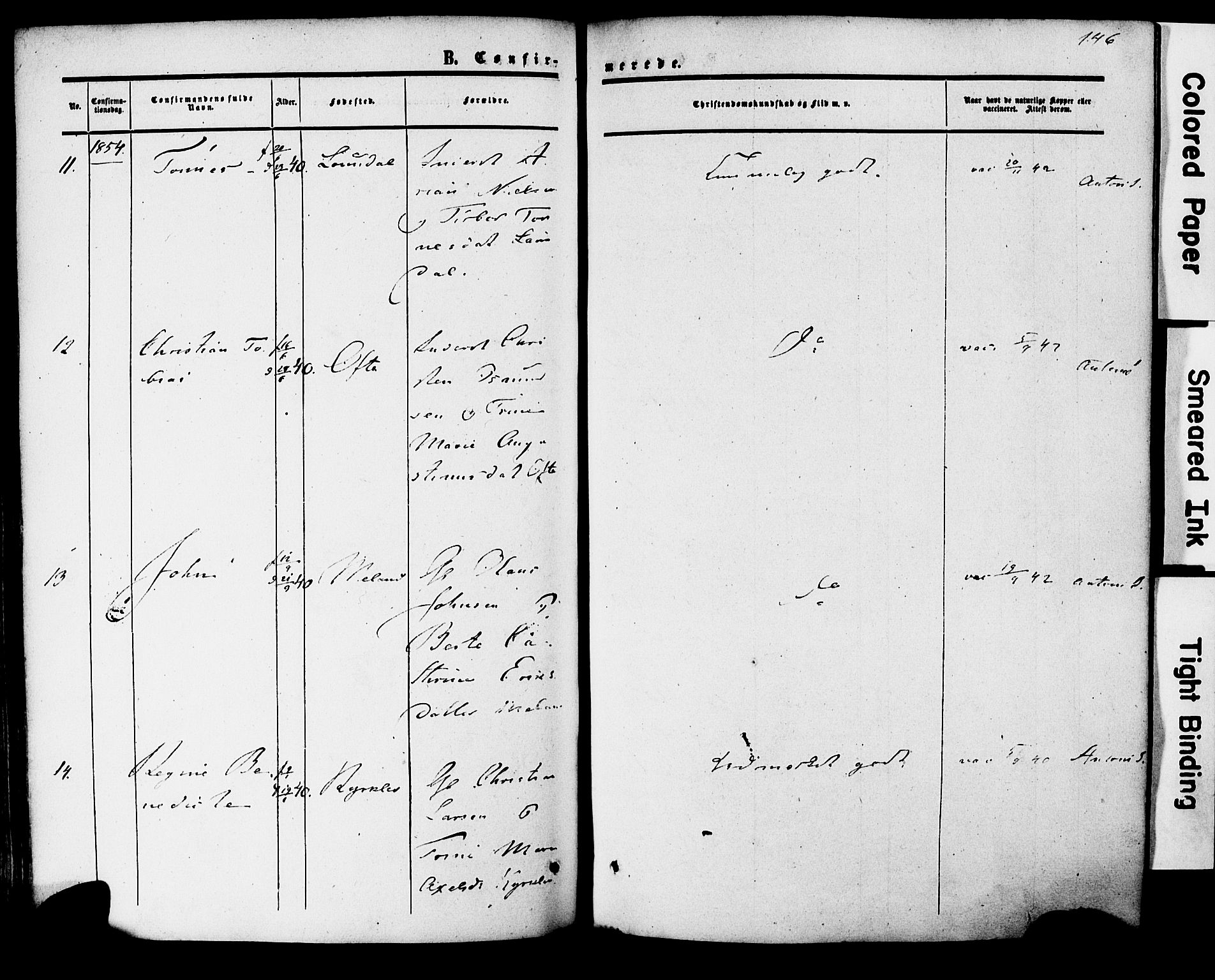 Herad sokneprestkontor, AV/SAK-1111-0018/F/Fa/Faa/L0005: Parish register (official) no. A 5, 1853-1886, p. 146