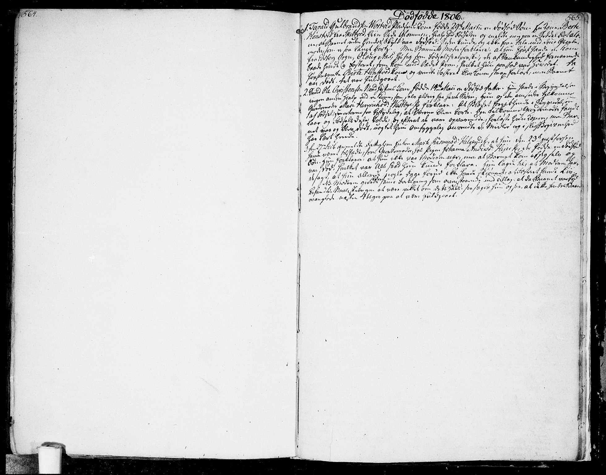 Rakkestad prestekontor Kirkebøker, AV/SAO-A-2008/F/Fa/L0005: Parish register (official) no. I 5, 1784-1814, p. 564-565