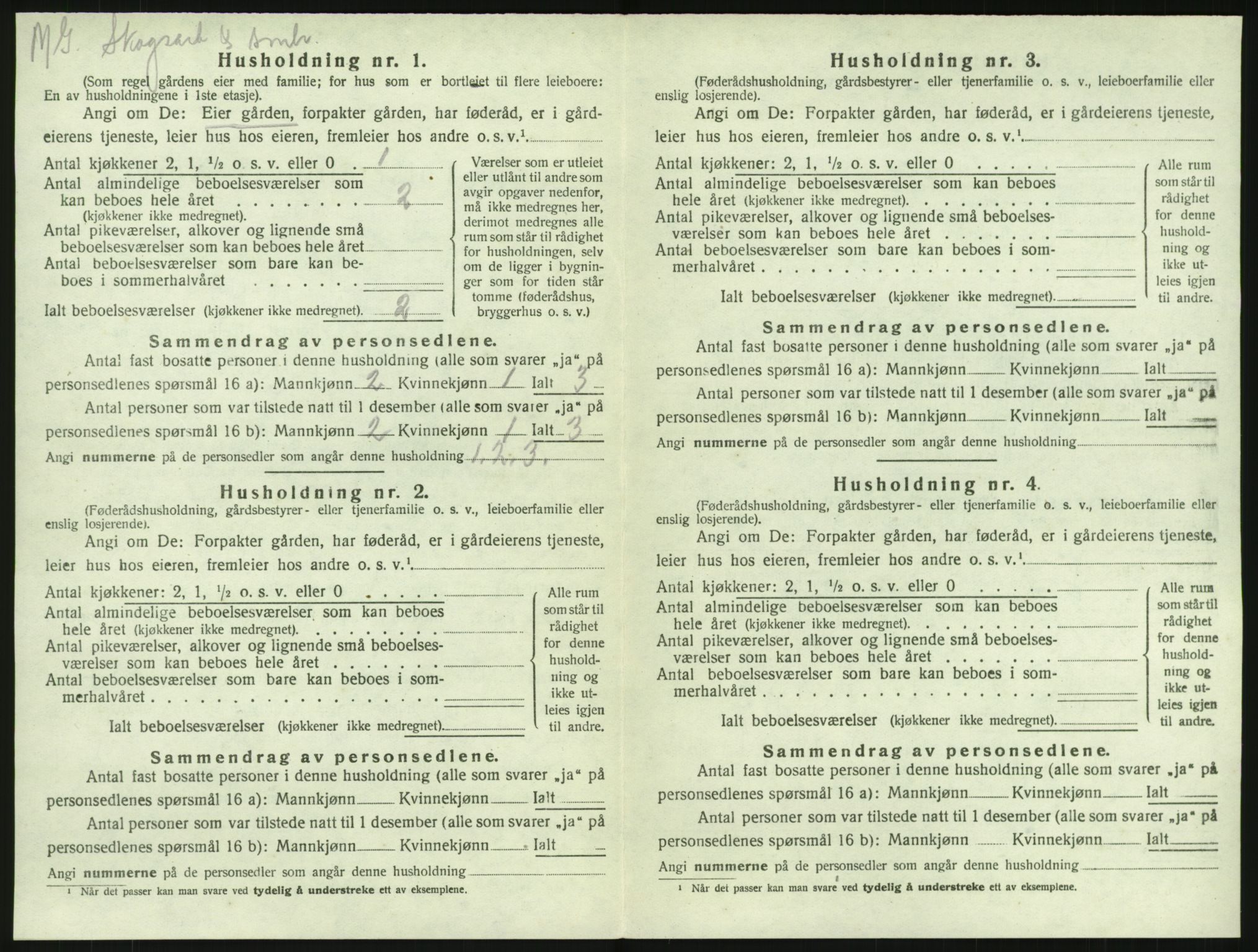 SAKO, 1920 census for Lardal, 1920, p. 964