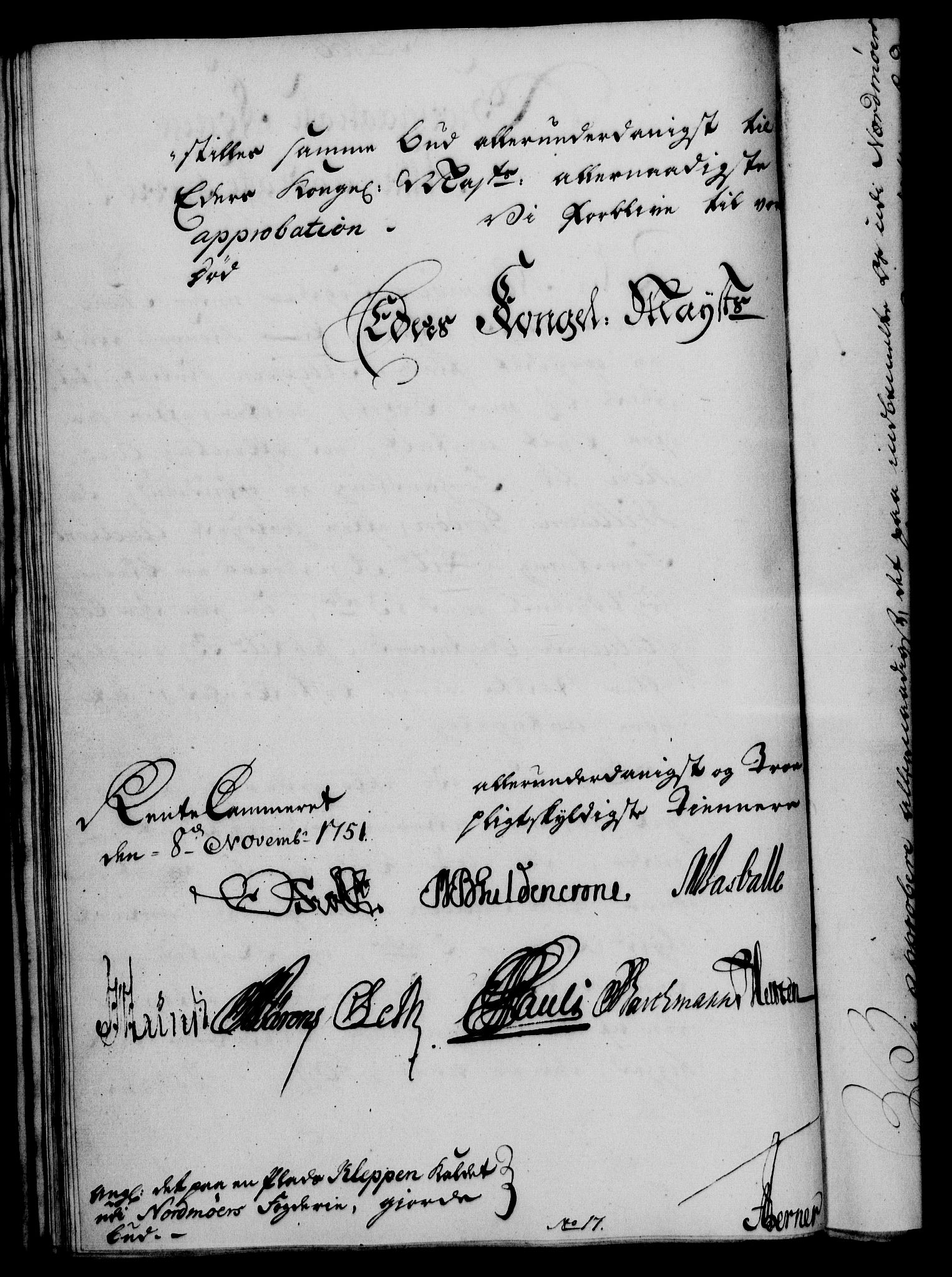 Rentekammeret, Kammerkanselliet, RA/EA-3111/G/Gf/Gfa/L0033: Norsk relasjons- og resolusjonsprotokoll (merket RK 52.33), 1751, p. 512