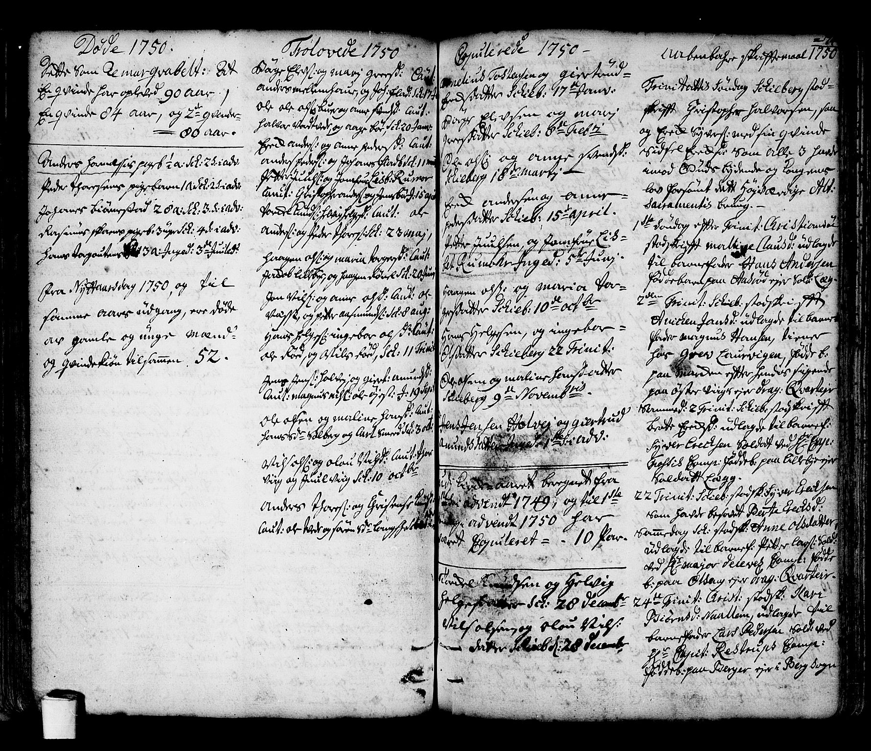 Skjeberg prestekontor Kirkebøker, SAO/A-10923/F/Fa/L0002: Parish register (official) no. I 2, 1726-1791, p. 74