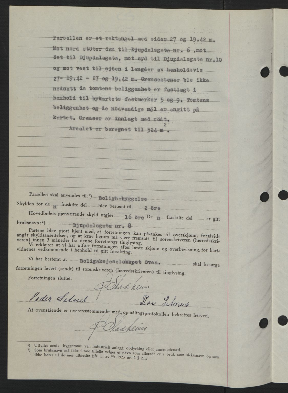 Romsdal sorenskriveri, AV/SAT-A-4149/1/2/2C: Mortgage book no. A11, 1941-1942, Diary no: : 1838/1941