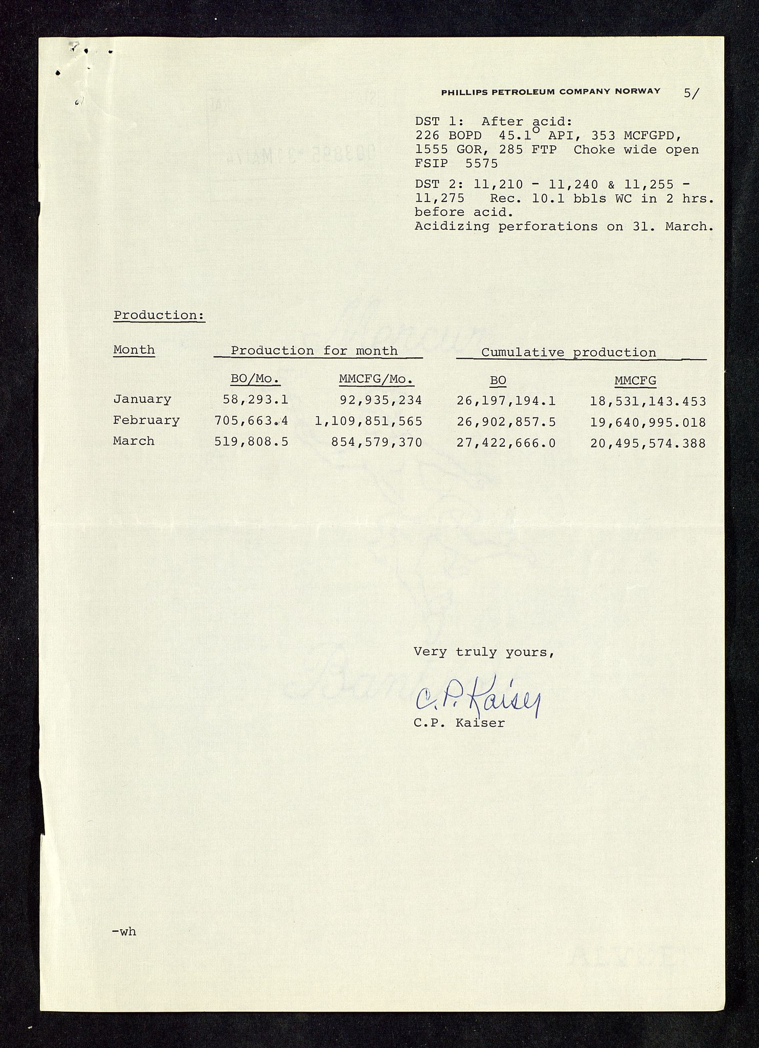 Oljedirektoratet, AV/SAST-A-101366/Da/L0134: Sakarkiv: Ekofisk, 1974