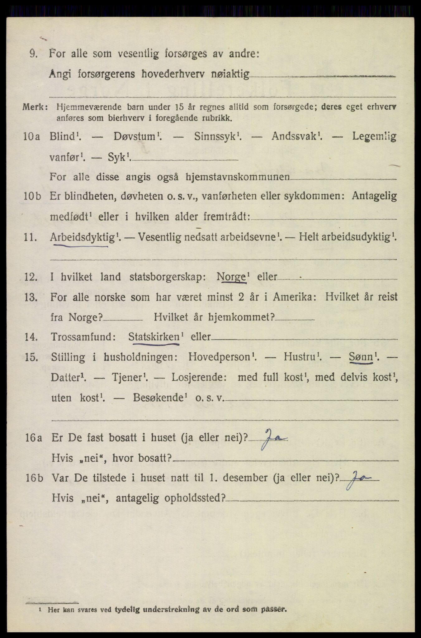 SAH, 1920 census for Brandval, 1920, p. 9143