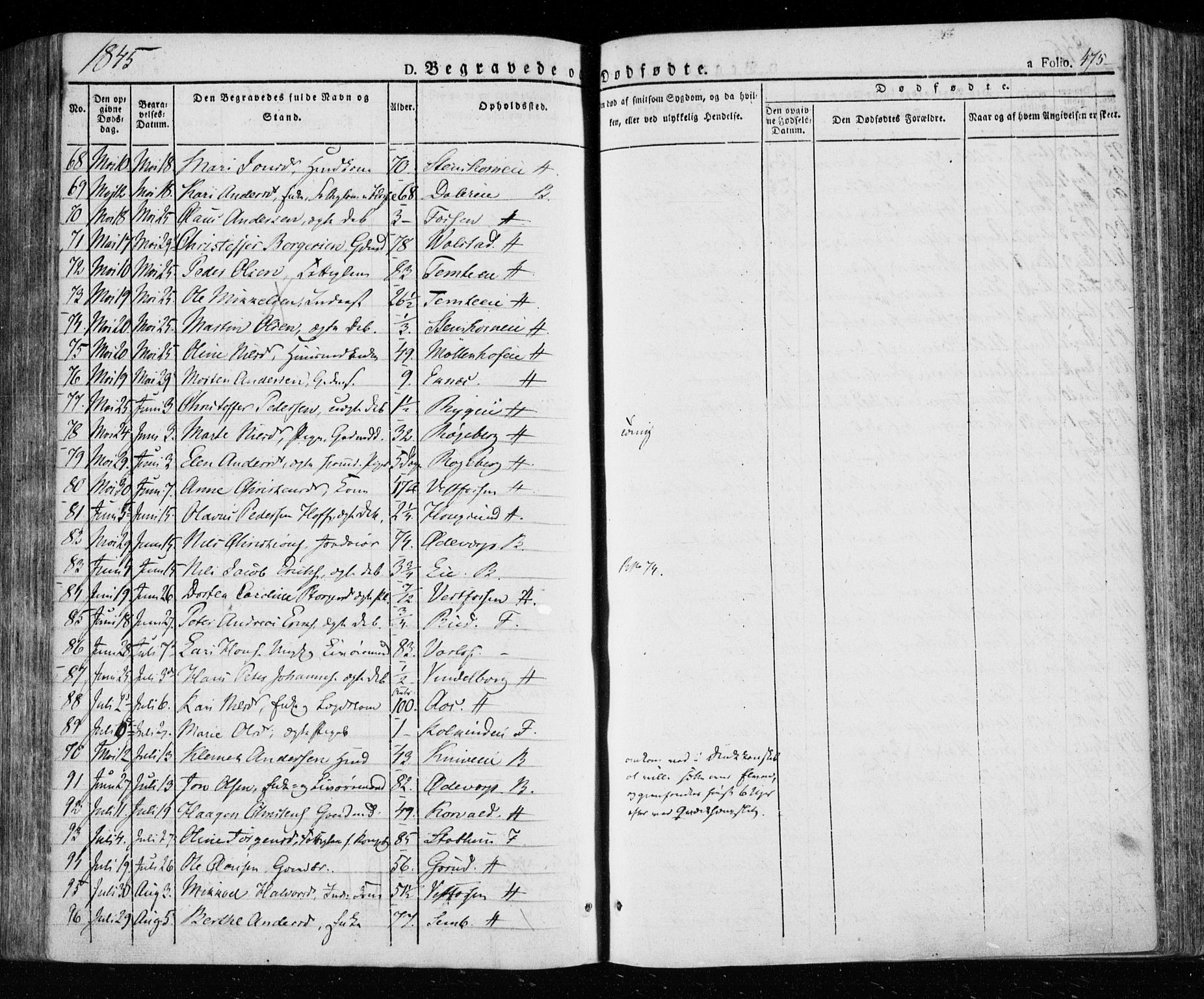 Eiker kirkebøker, SAKO/A-4/F/Fa/L0013a: Parish register (official) no. I 13A, 1832-1845, p. 475