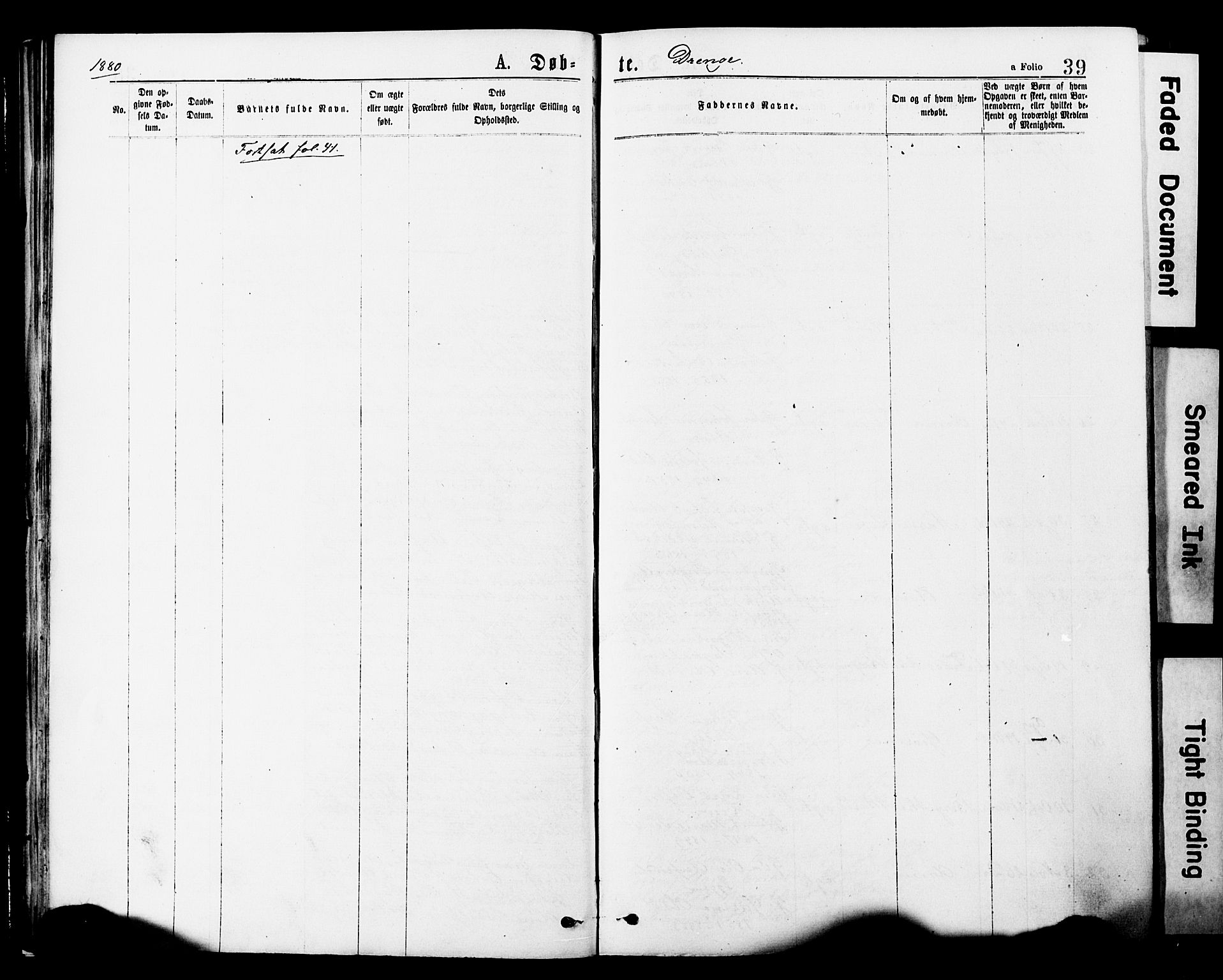 Ministerialprotokoller, klokkerbøker og fødselsregistre - Nord-Trøndelag, SAT/A-1458/749/L0473: Parish register (official) no. 749A07, 1873-1887, p. 39