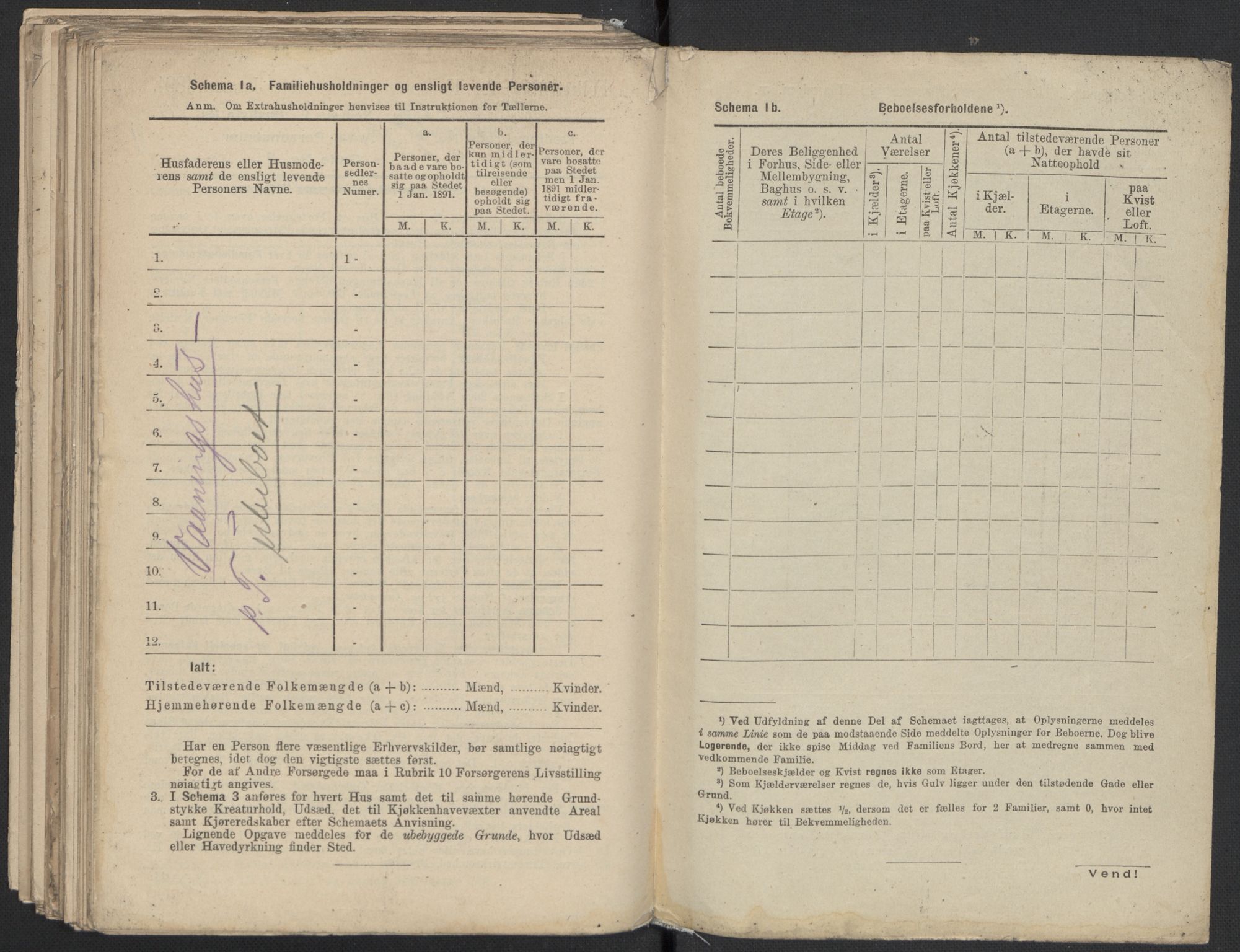 RA, 1891 Census for 1301 Bergen, 1891, p. 3780