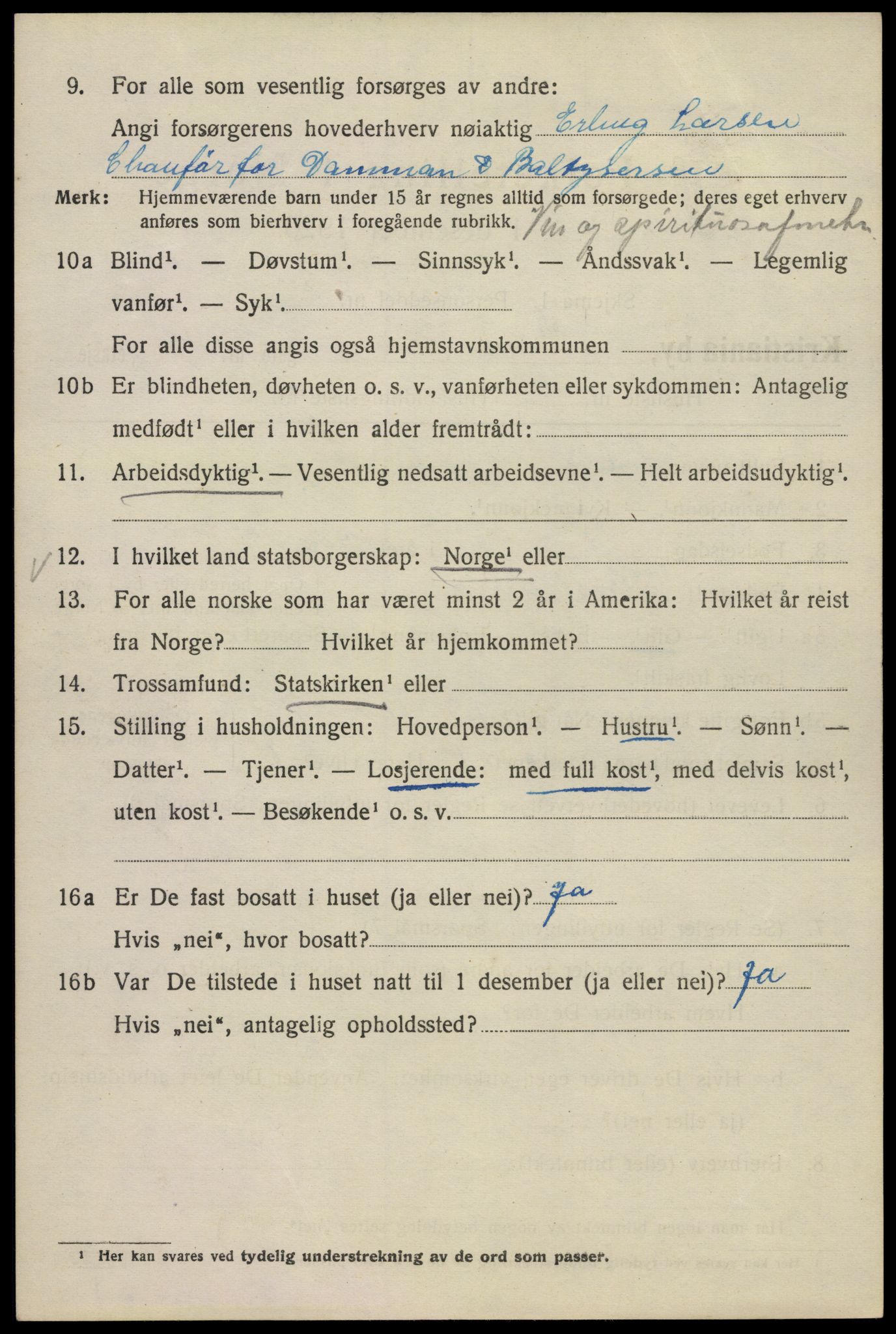 SAO, 1920 census for Kristiania, 1920, p. 276078