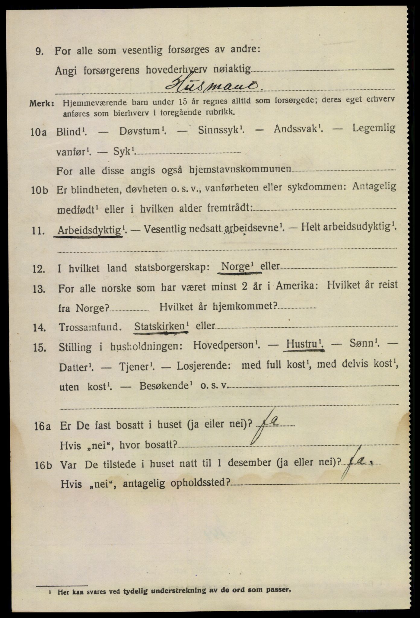 SAKO, 1920 census for Gransherad, 1920, p. 2717